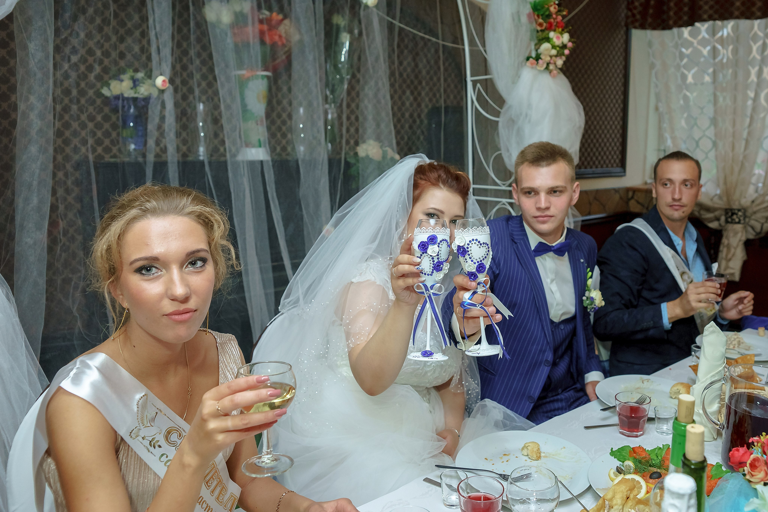 Свадьба в синем настроении. Фотограф Владимир Артамонов
