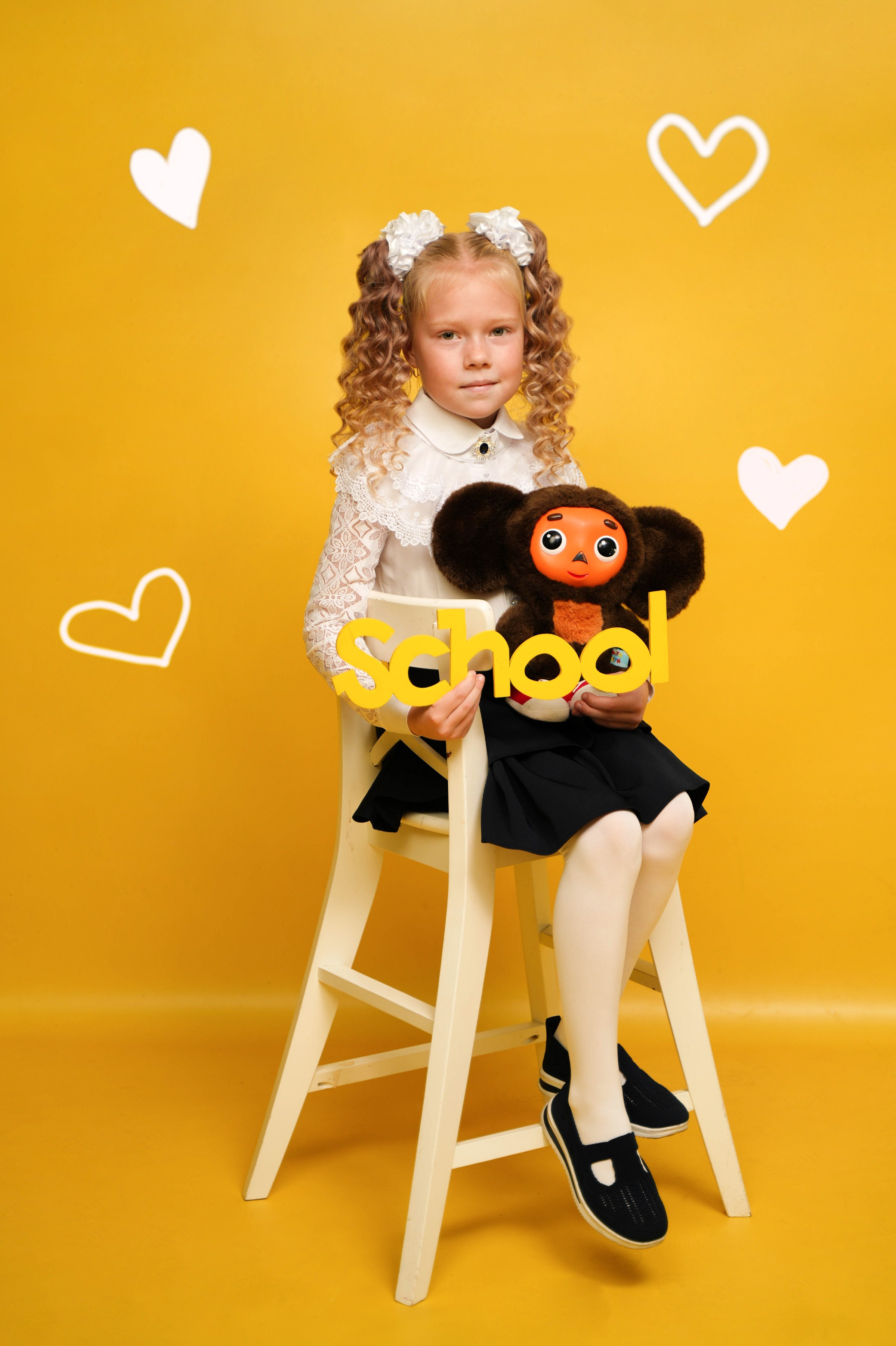 Фон начальные классы. Школьная фотография Поповы