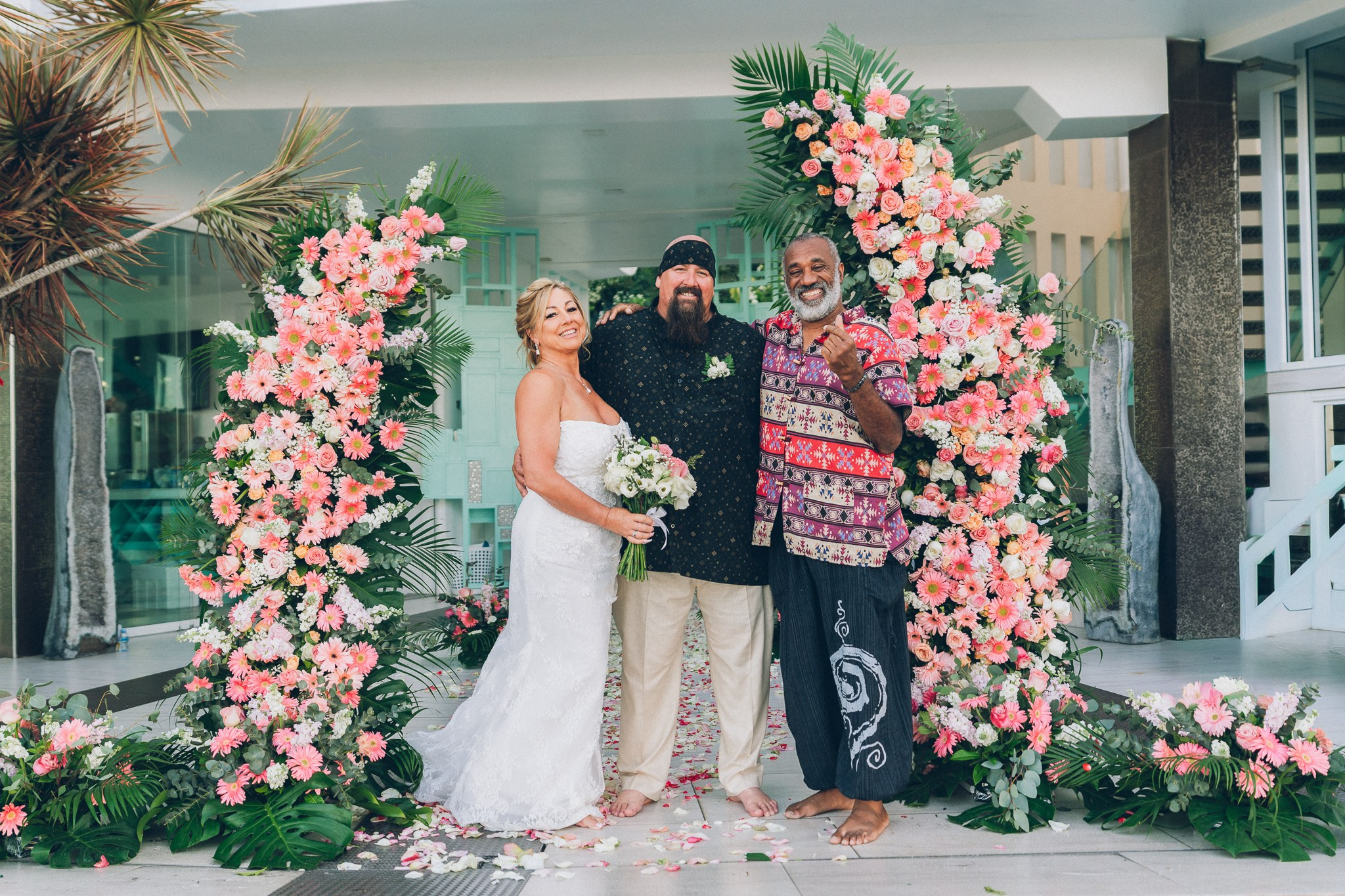 Beautiful destination wedding at an exclusive villa in Koh Samui, Thailand