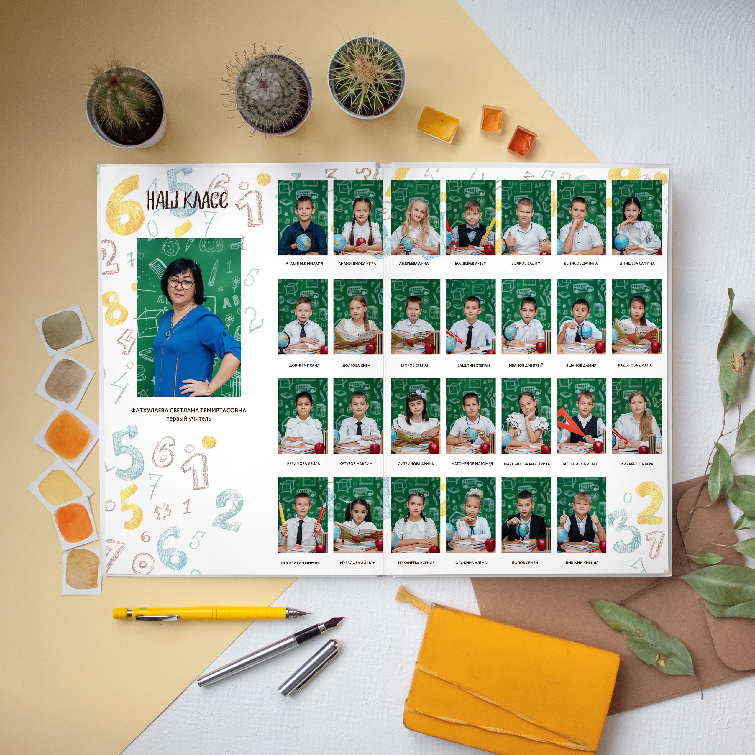 Цифры. Дизайнер fotokniga_ast