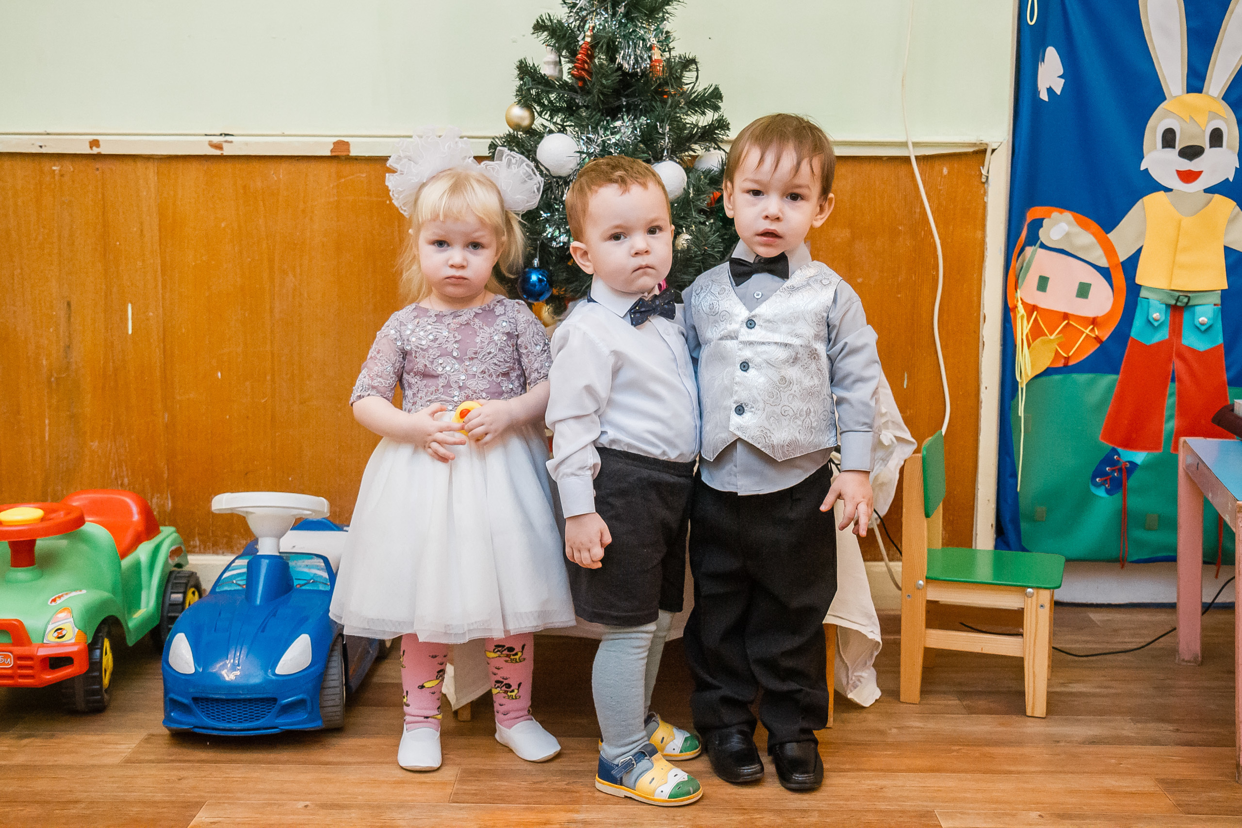 Новый год в ясельках. Фотографиня Мария Дикова