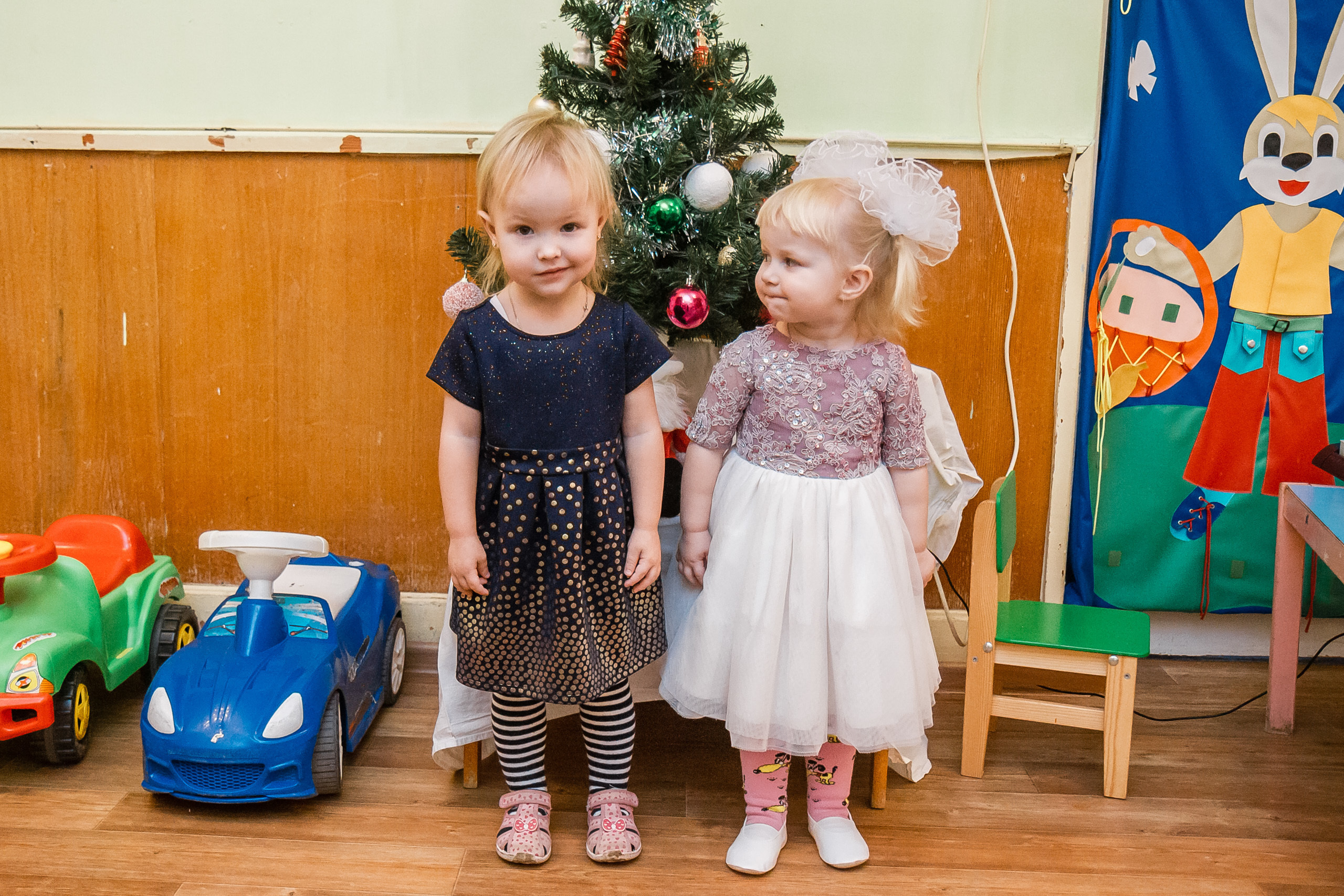 Новый год в ясельках. Фотографиня Мария Дикова