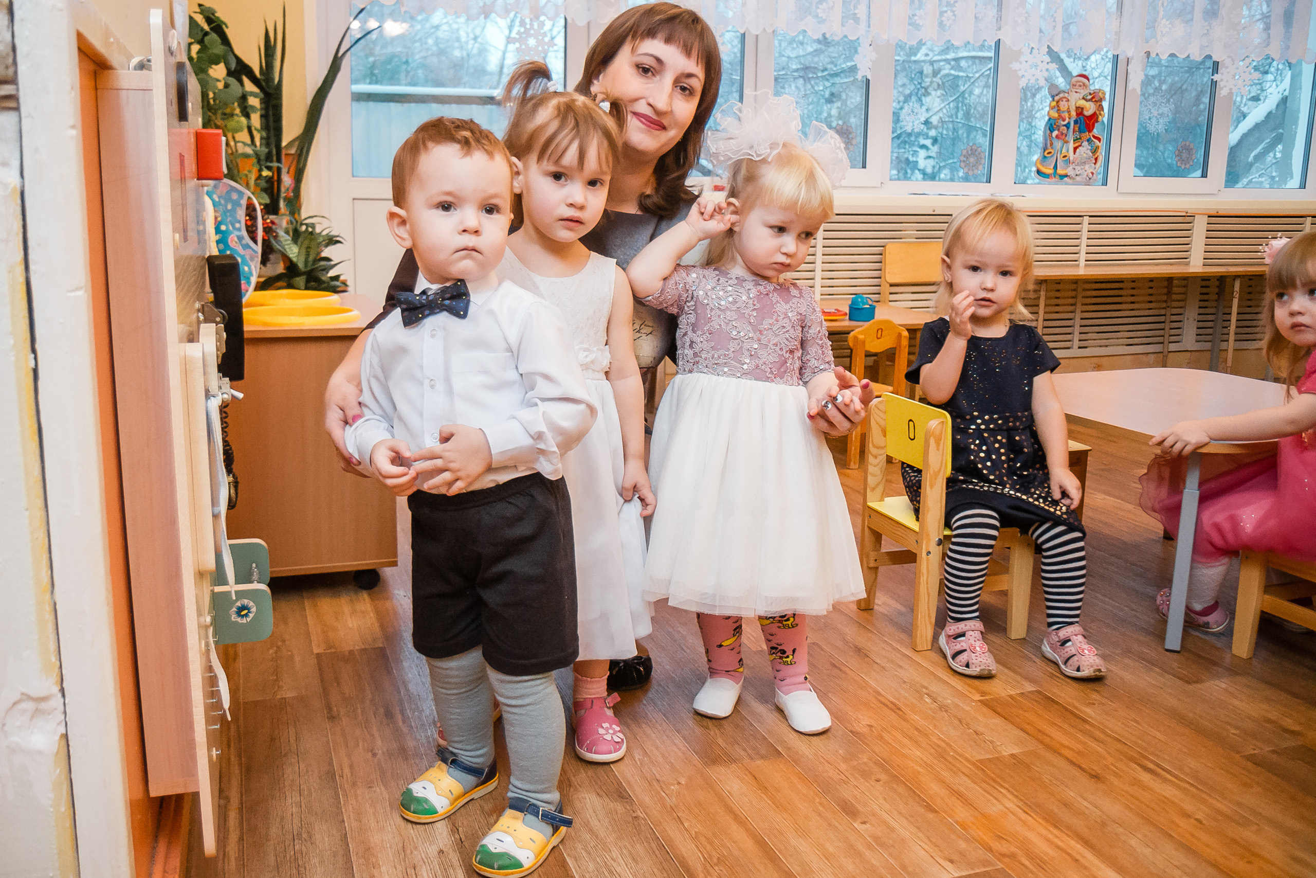 Новый год в ясельках. Фотографиня Мария Дикова