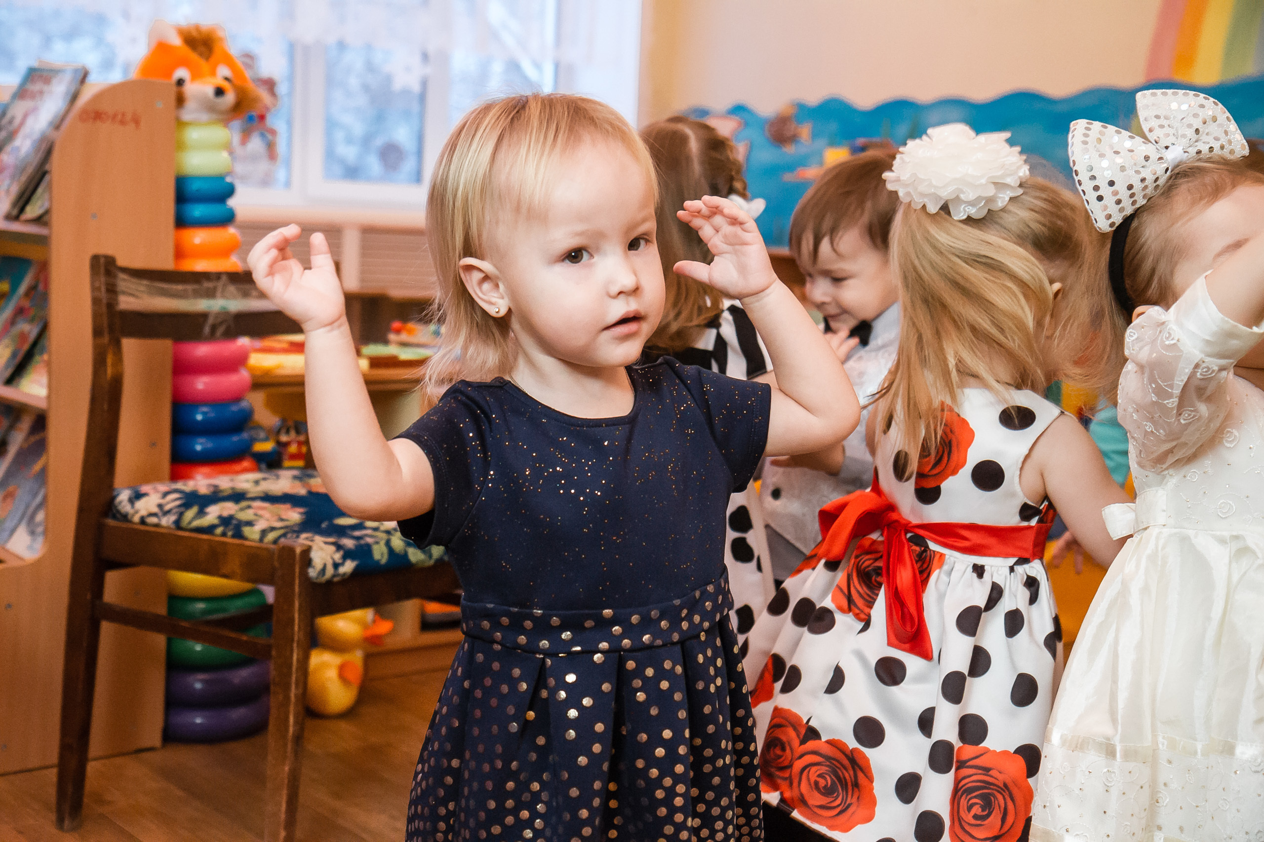 Новый год в ясельках. Фотографиня Мария Дикова