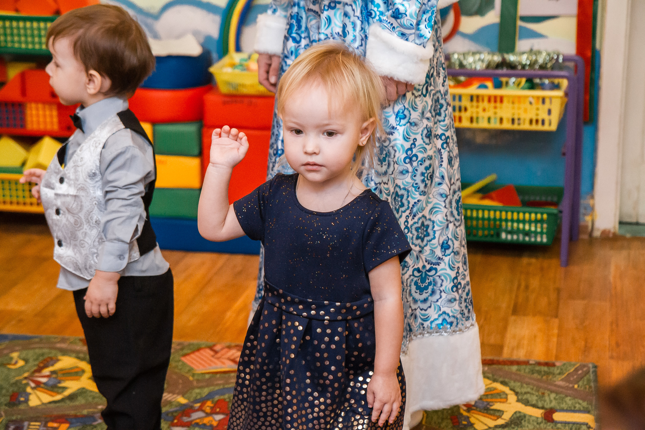 Новый год в ясельках. Фотографиня Мария Дикова