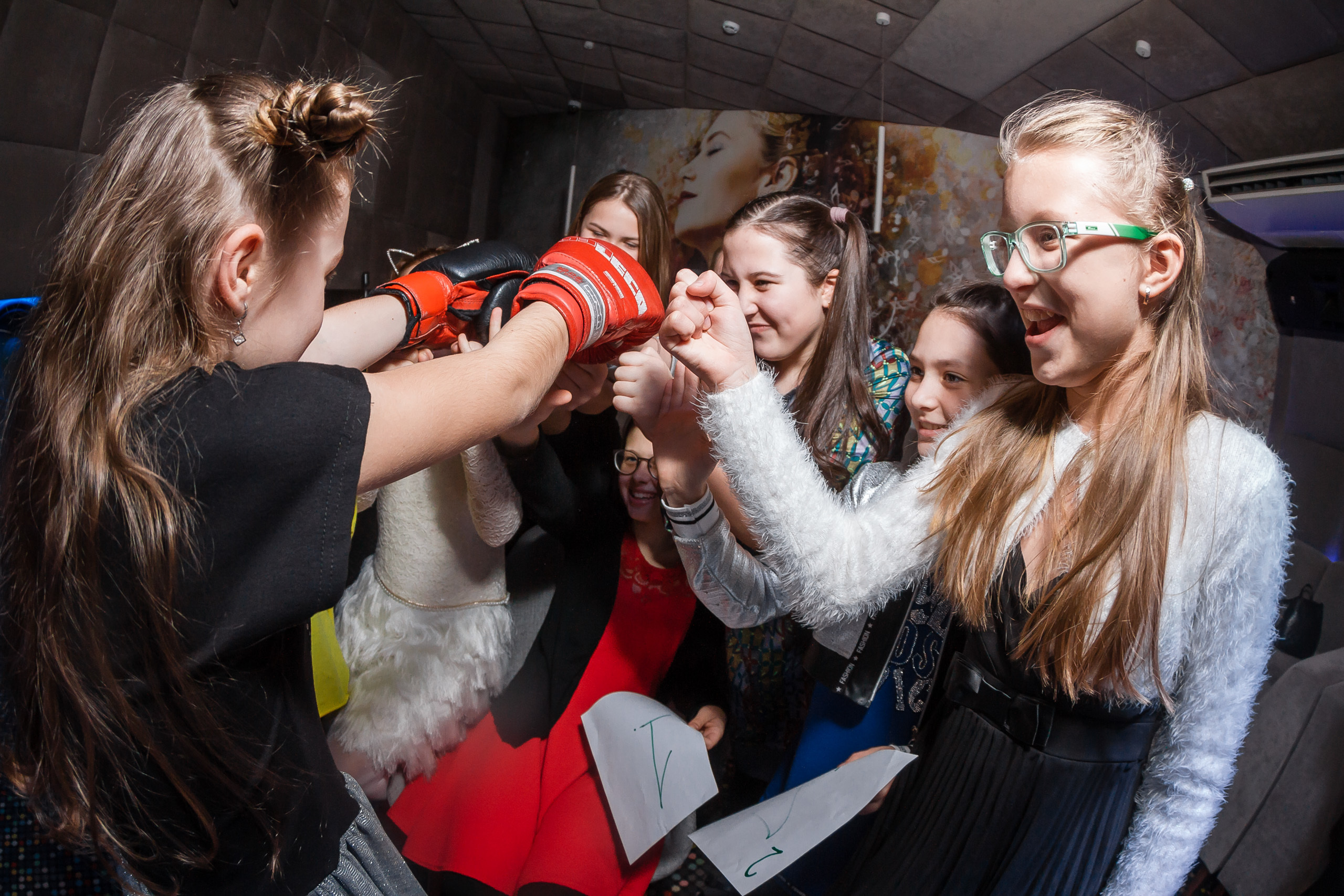 Новый год в Чайке у пятиклассников. Фотографиня Мария Дикова