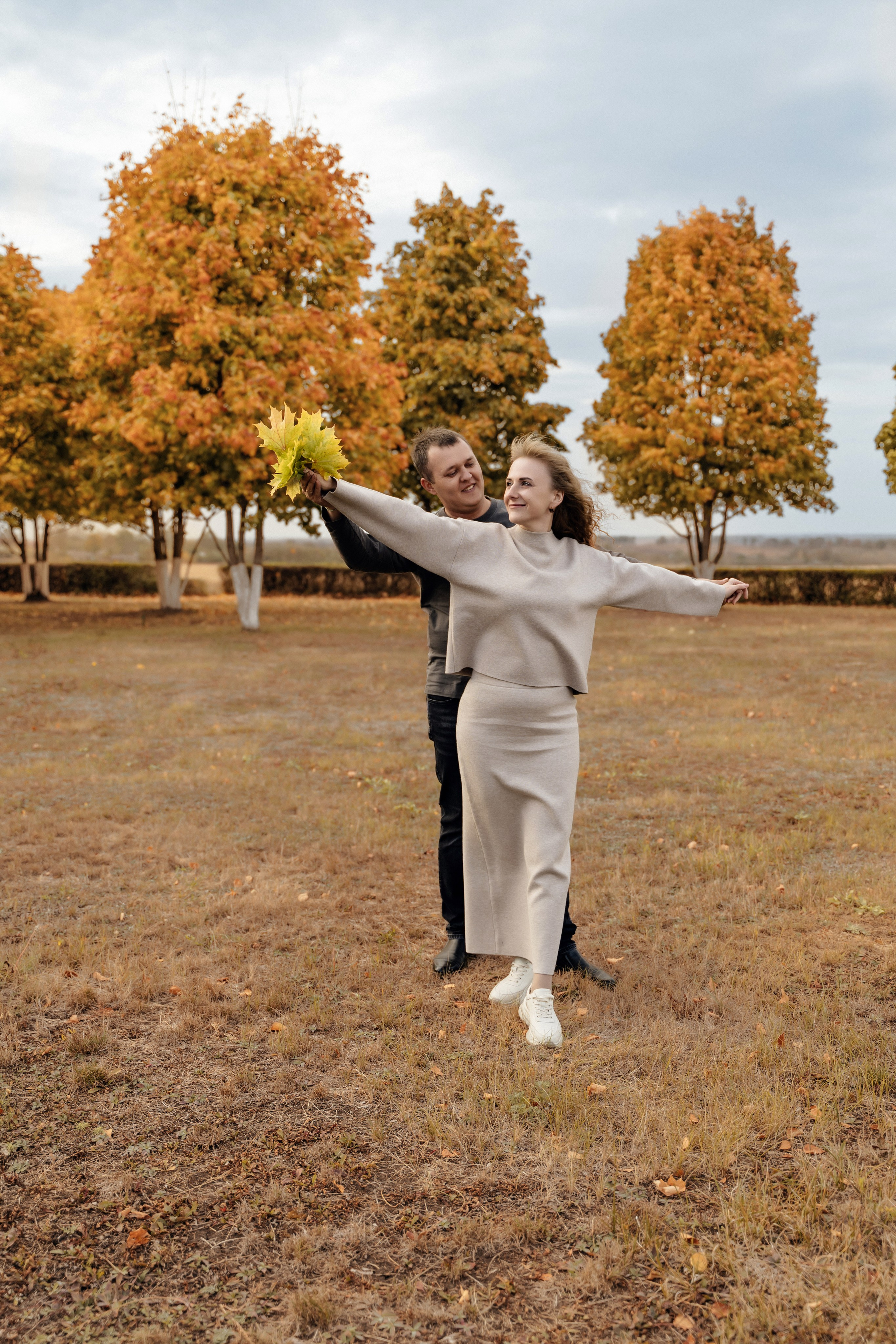 Осенняя фотосессия в стиле Love Story. Семейный фотограф в Белгороде Амелина Алина