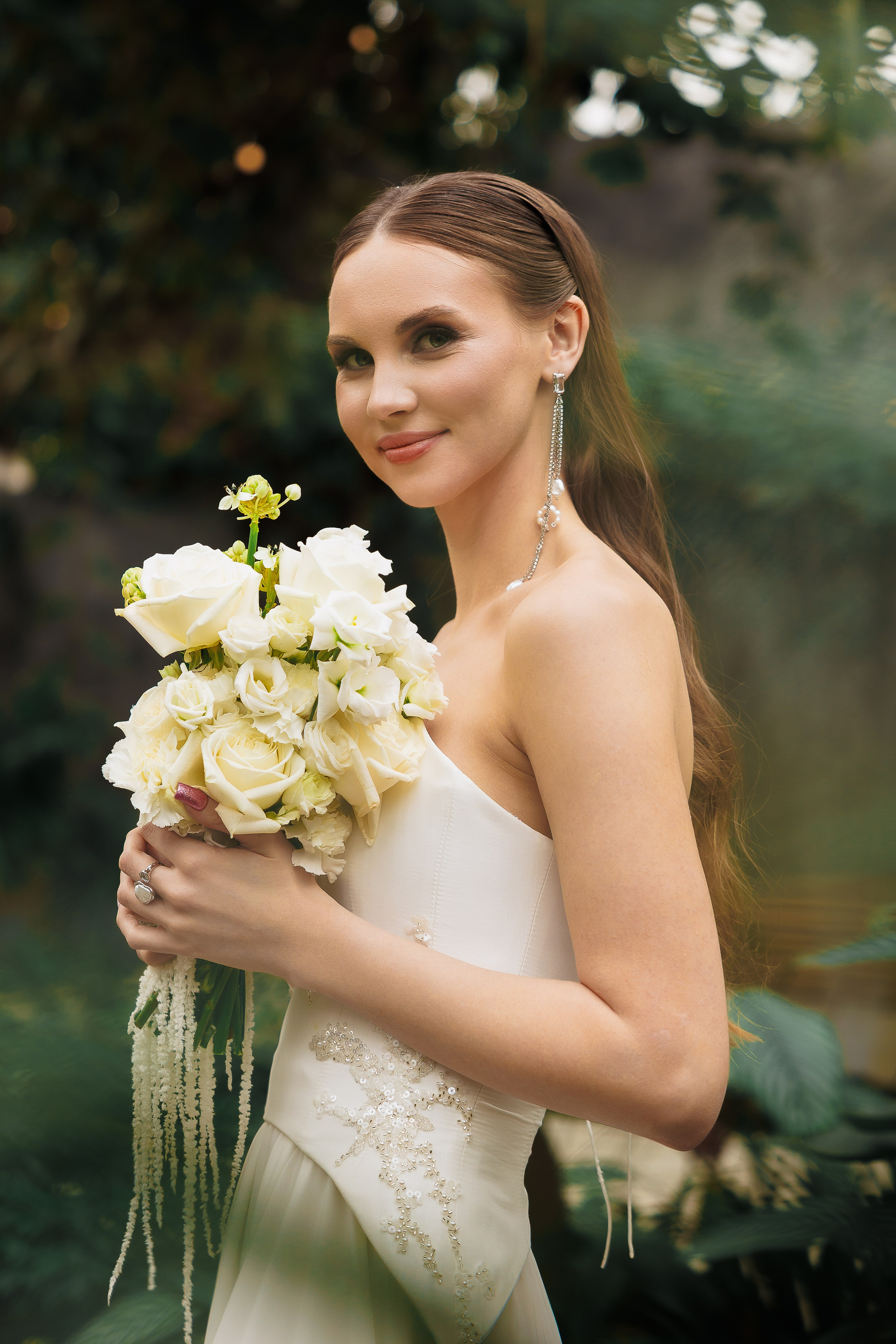 Свадебная прогулка в оранжерее. Питер. Свадебный и семейный фотограф в Москве Красинская Мария