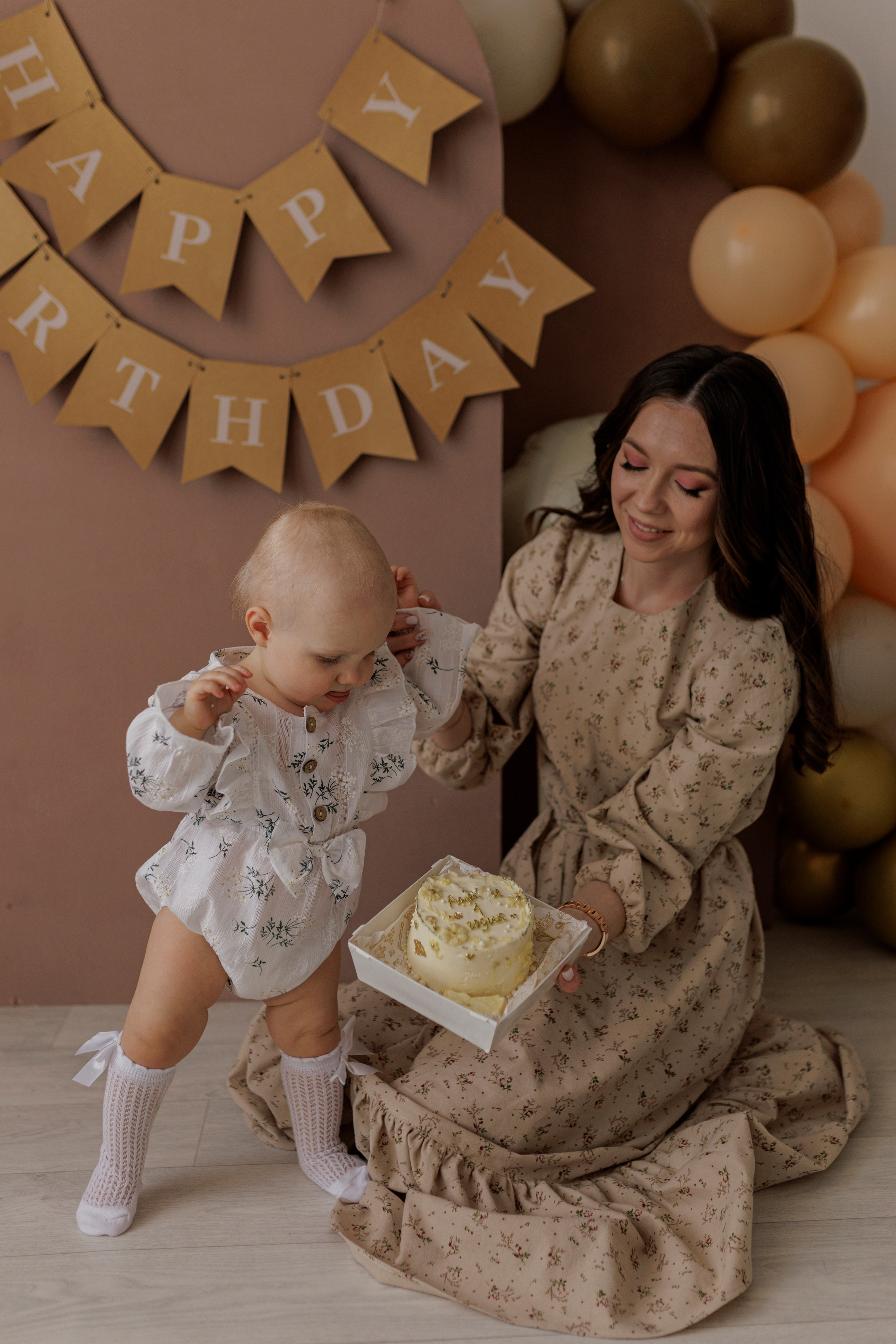 Сьемка годика для Анечки. Семейный и детский фотограф в Рязани Васюгова Мария