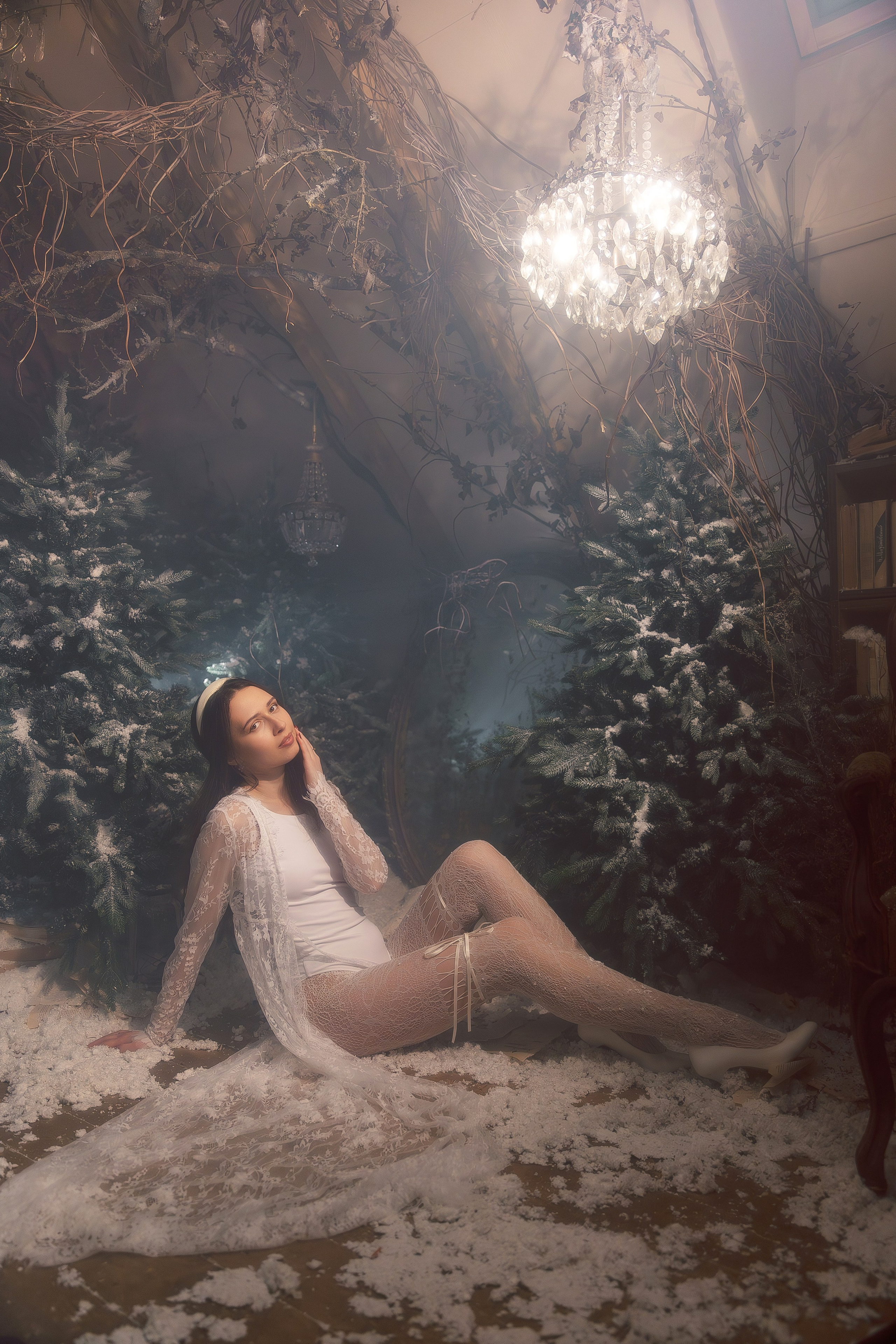 Зимняя сказка на чердаке. Семейный и женский фотограф в Москве Надежда Воробьева