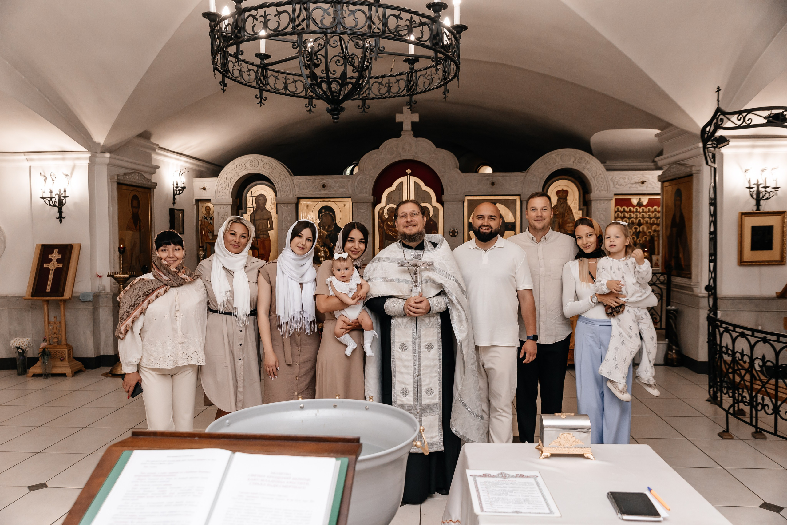 Крещение Ксении. Семейный фотограф Минск Усова Ольга