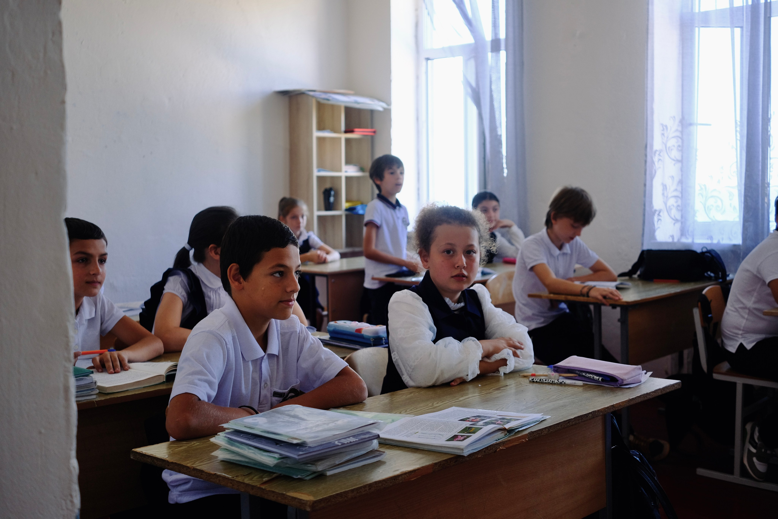 Гудаутская русская школа № 4, Абхазия. Фотограф Евгений Андреев