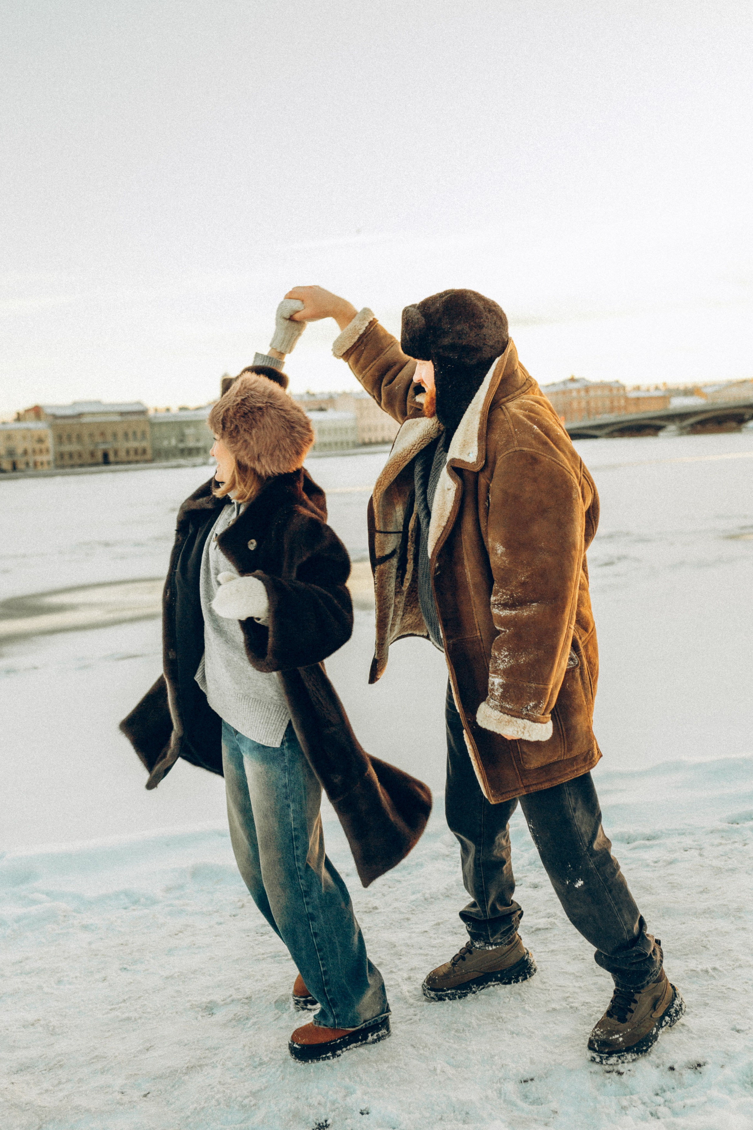 LoveStory зимняя. Фотограф Санкт-Петербург Князева Елизавета
