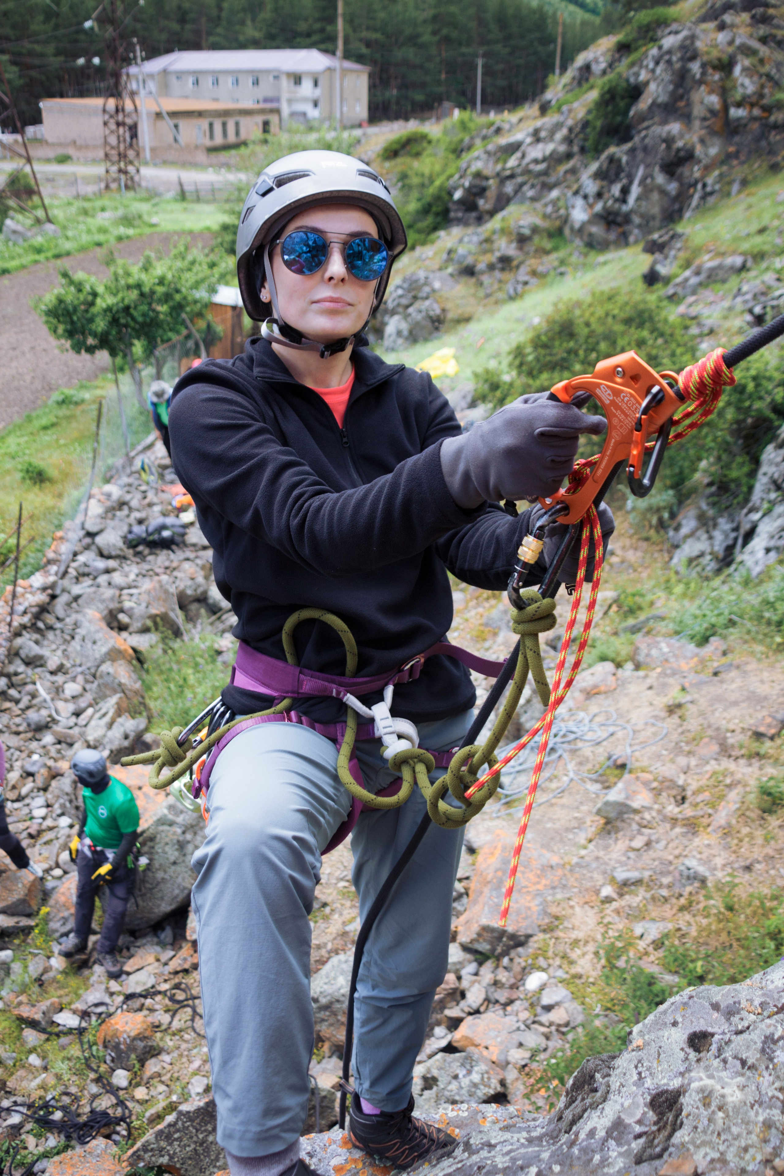 Тренировка на скалах в альплагере (Пример съемки). Фотограф Котий Даниил