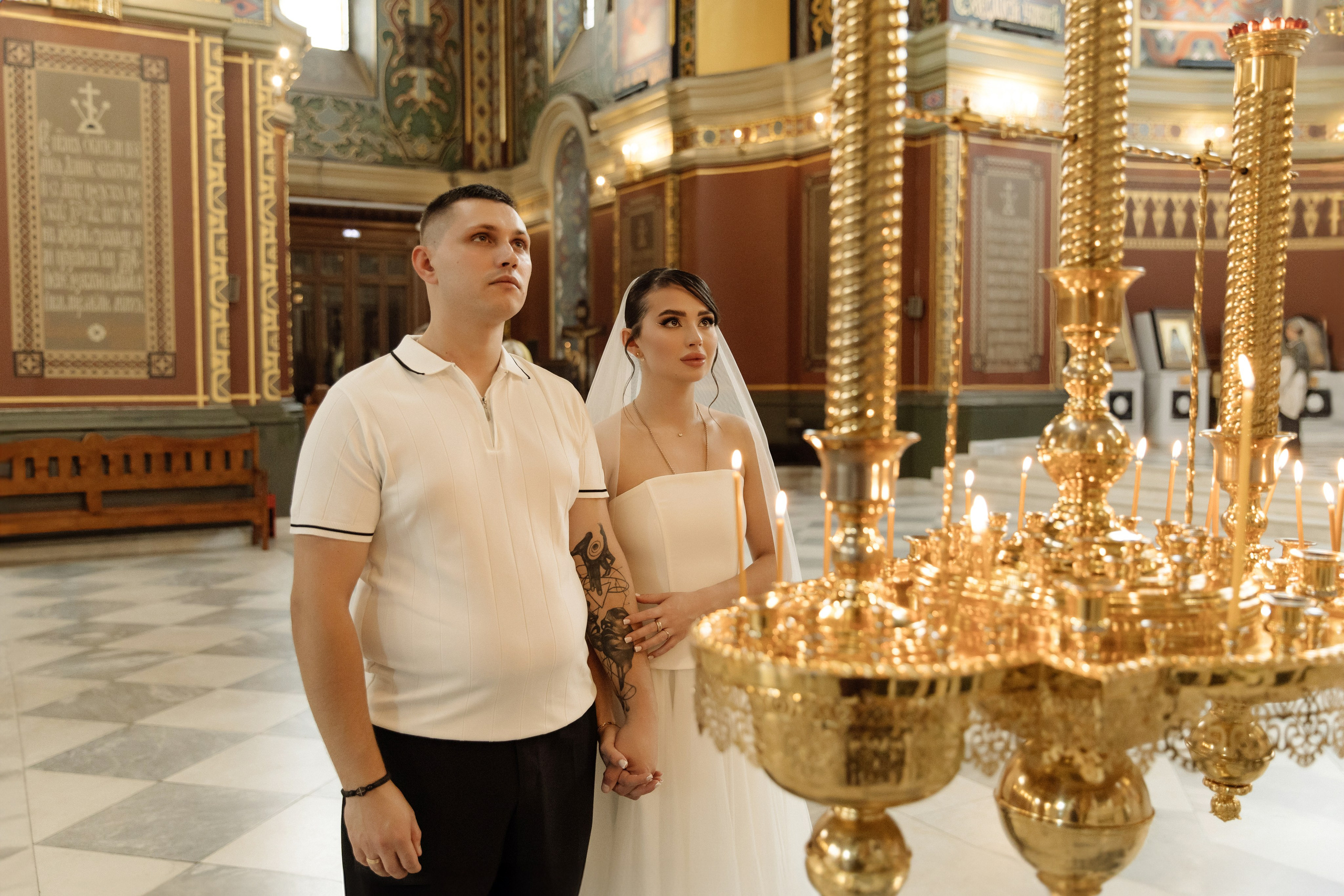 Венчание Дарьи и Никиты. Свадебный фотограф в Ростове-на-Дону Базарова Анастасия