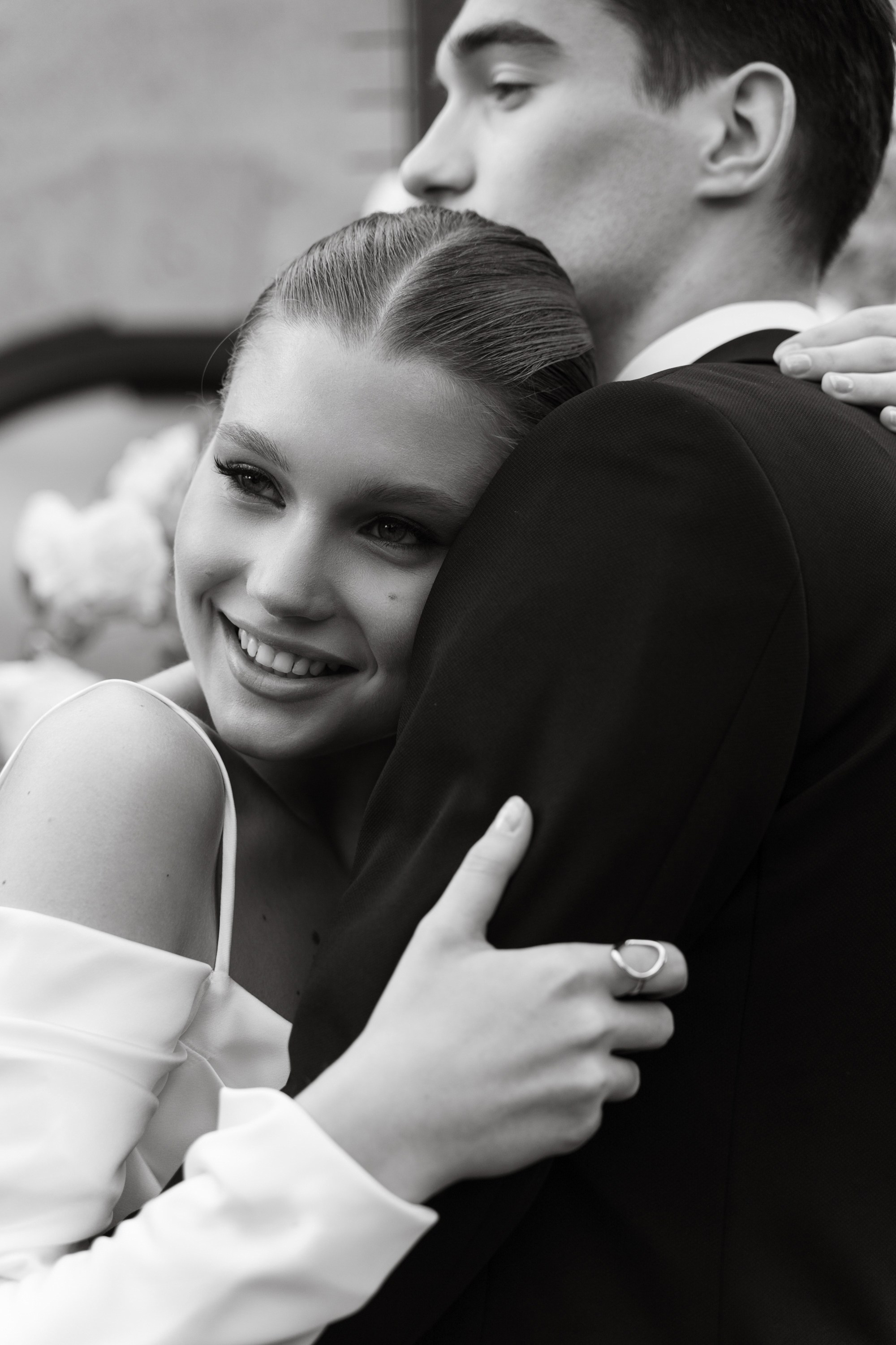 Черно-белый взрослый, детский портрет. Портретный фотограф в Краснодаре Валерия Матирная