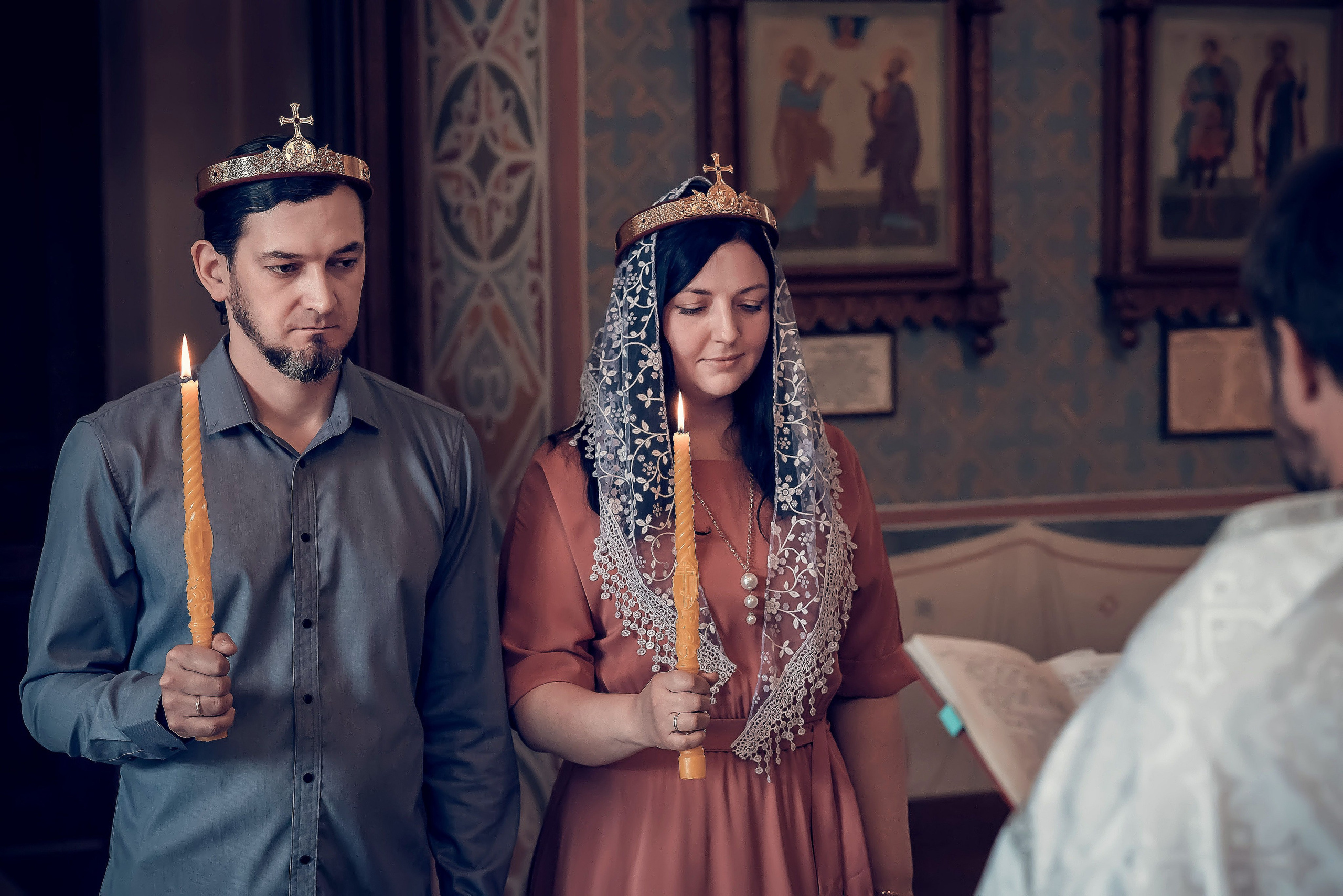 Съемка таинства венчания. Фотографы крещения/венчания  Красноярск Татьяна и Вячеслав Переваловы