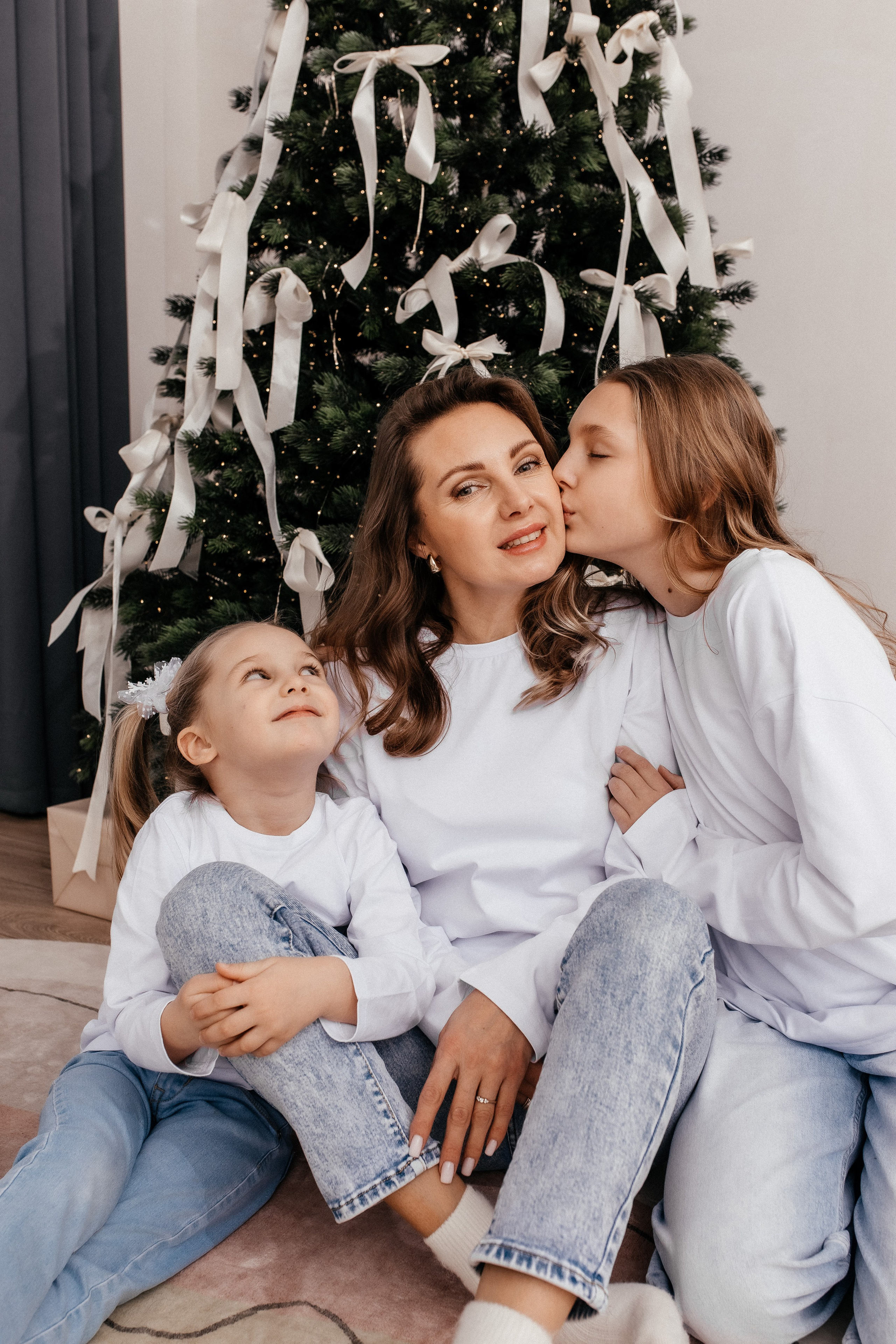 Новогодняя семейная в студии. Профессиональный фотограф, Москва |Видное Елена Елизарова