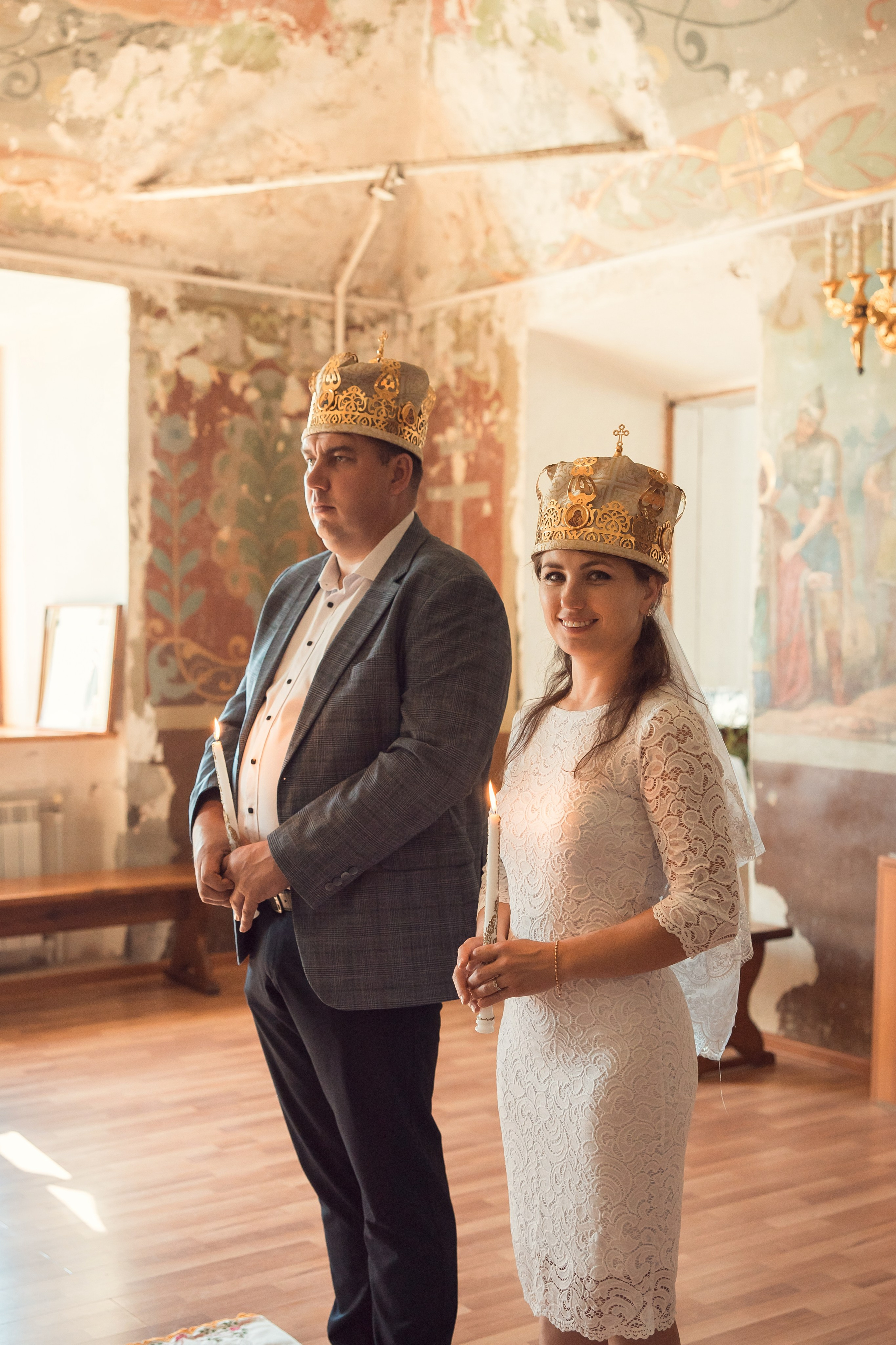 Анастасия и Сергей. Церковь Усекновения главы Иоанна Предтечи при Архиерейском доме. Семейный фотограф в Рязани и Рязанской области