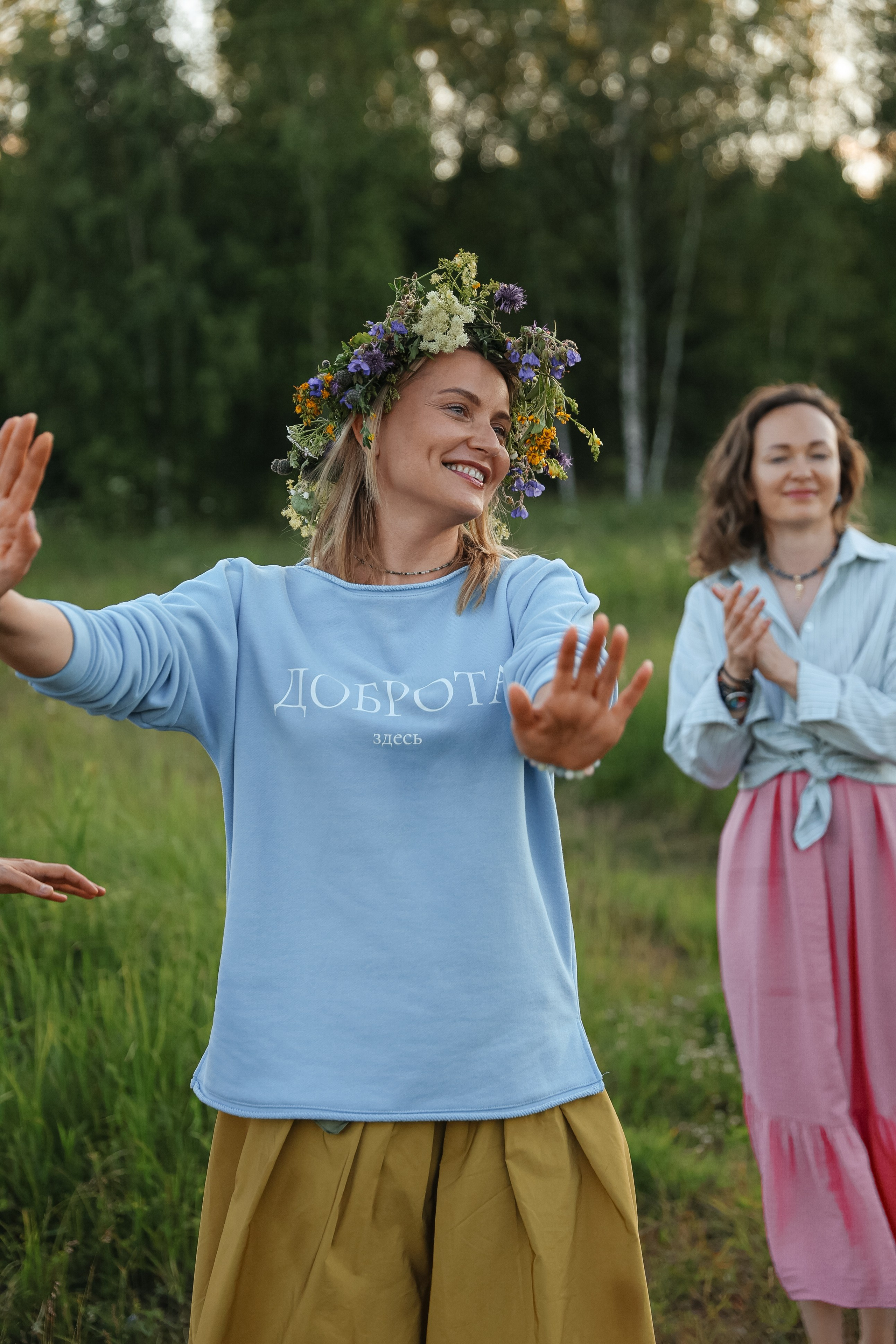 Йога-ретрит в Завидово на Иван Купалу. Фотограф и видеограф Анна Домашенко