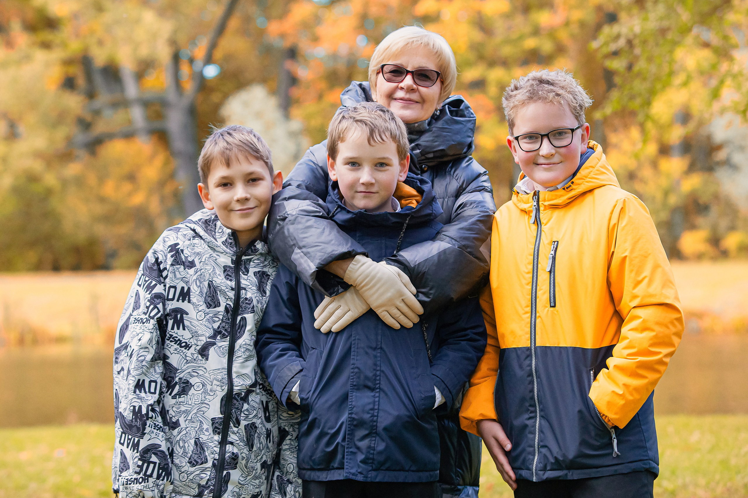 Осень. Начальная школа. Свадебный, семейный, детский фотограф в Санкт-Петербурге
