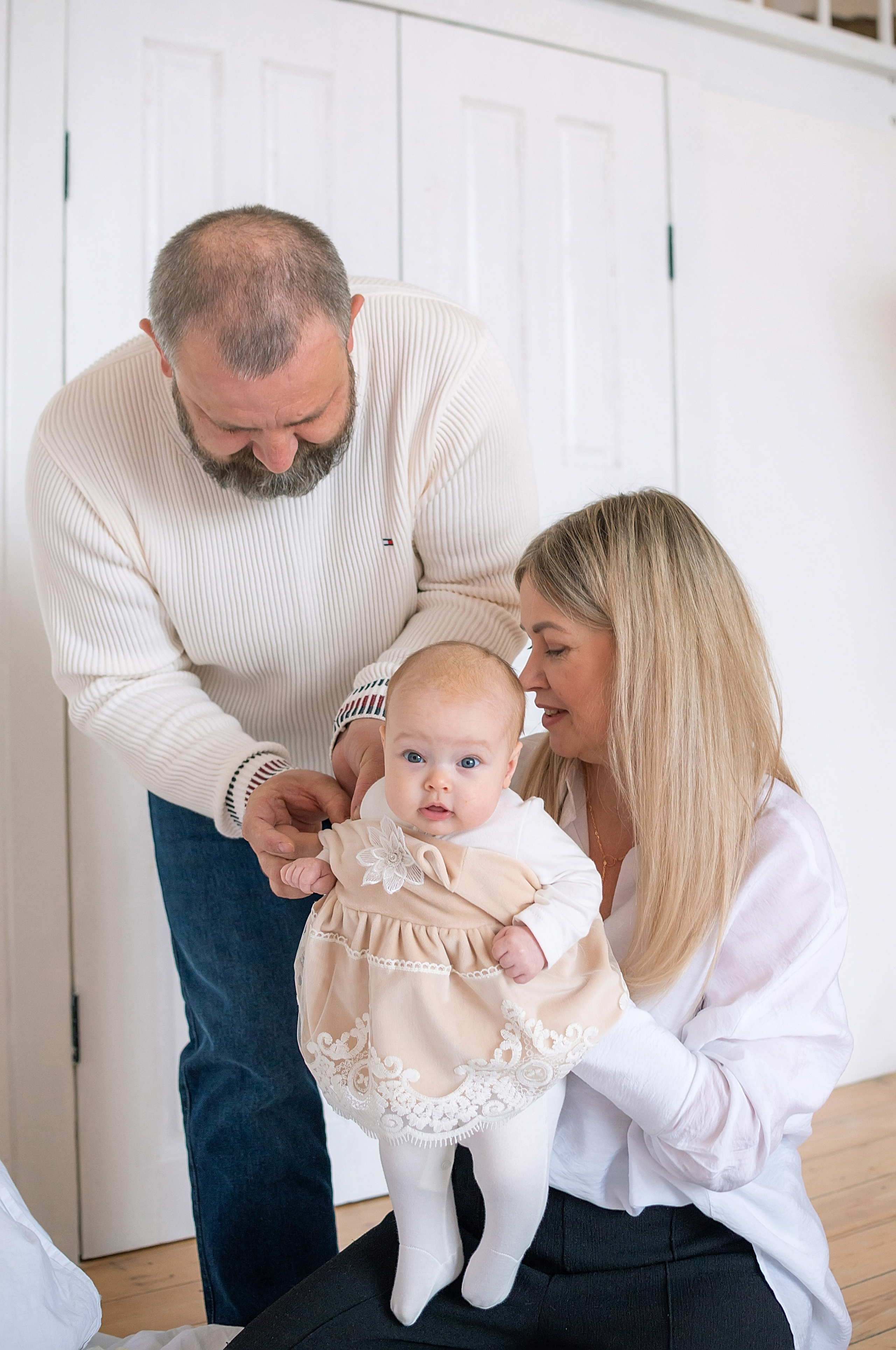 Семейная съёмка с малышом 3 месяцев Краснодар. Фотограф новорожденных Краснодар Малышенко Надежда