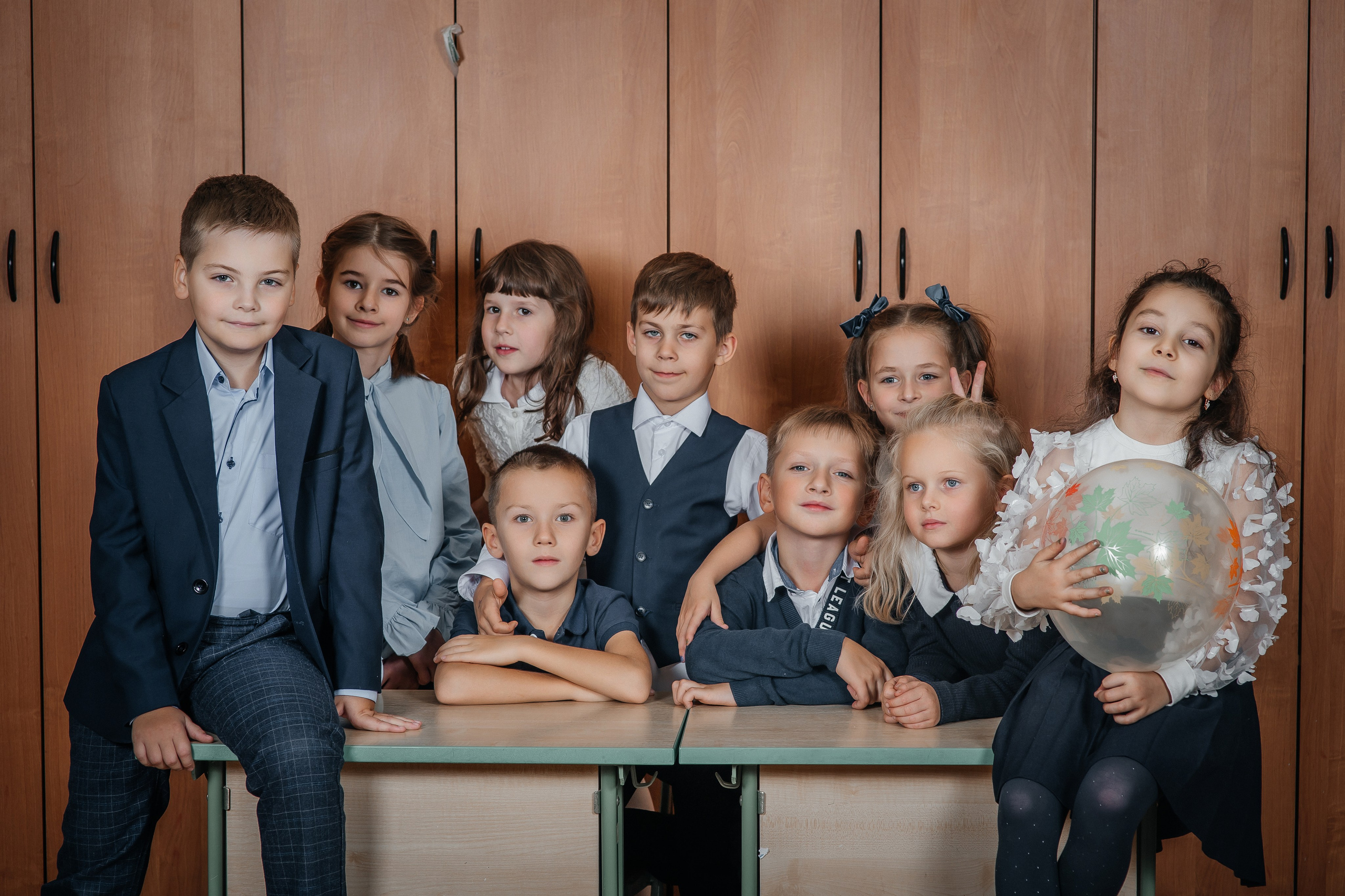 Первоклашки ГБОУ ЦОиС «Москва-98». Семейный фотограф в Москве Наталья Чуб, заказать Фотокнигу