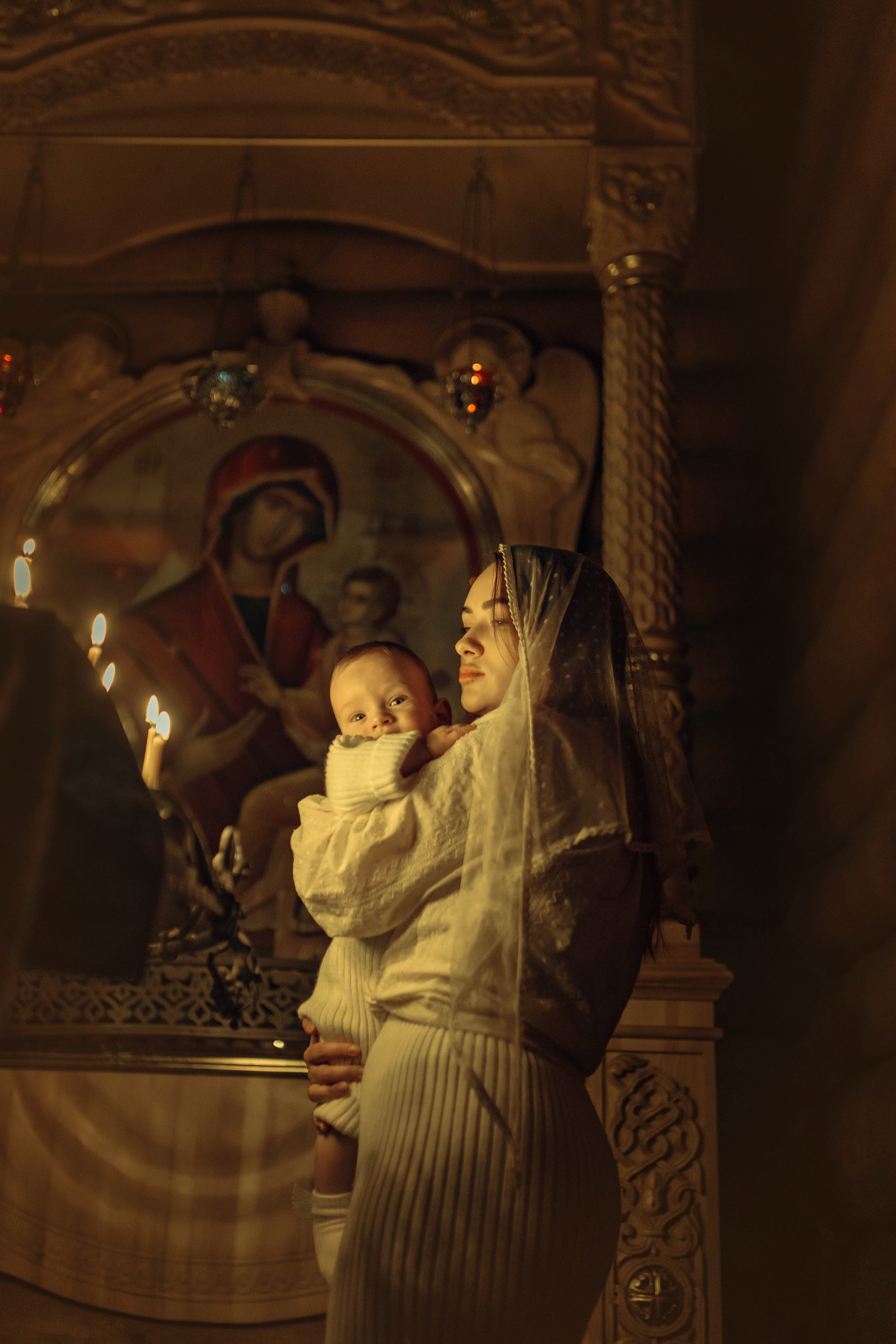 Крещение Демида, храм Святой Троицы, декабрь 2025