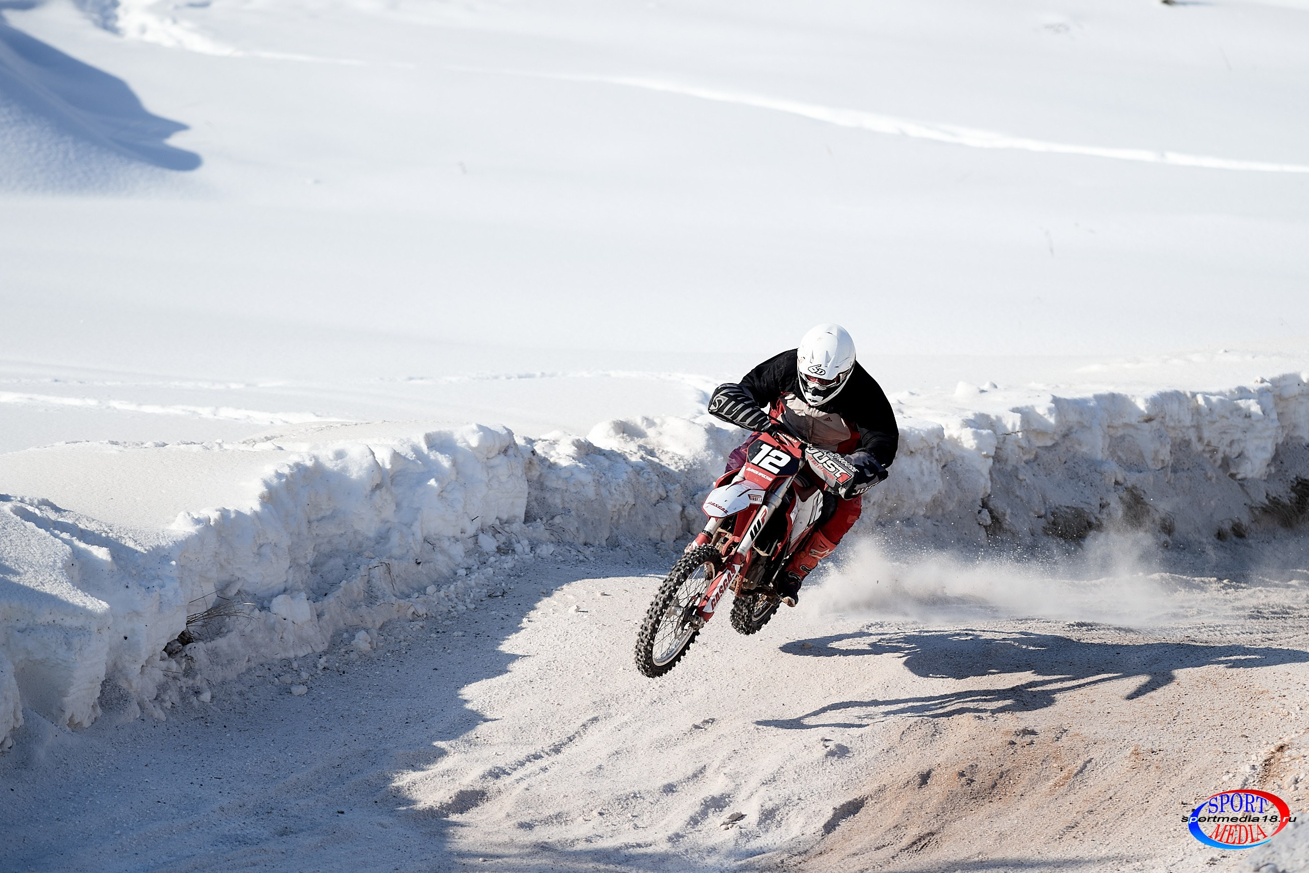 3 этап Кубка Удмуртской Республики по мотокроссу. Воткинск 23.02.2025. Спортивный репортажный фотограф в Ижевске Сергей Мерзляков