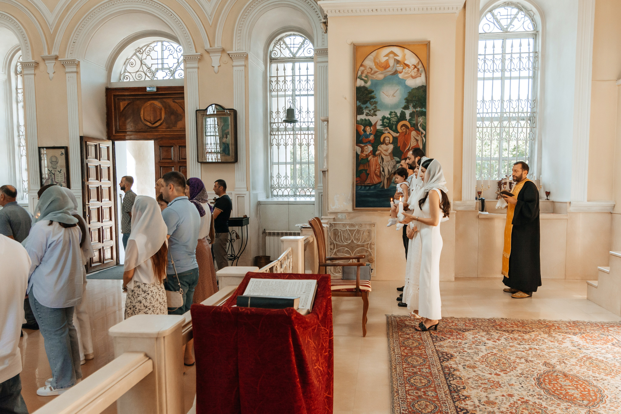 Крещение Евы церковь Сурб Хач. Семейный и детский фотограф Кущ Наташа