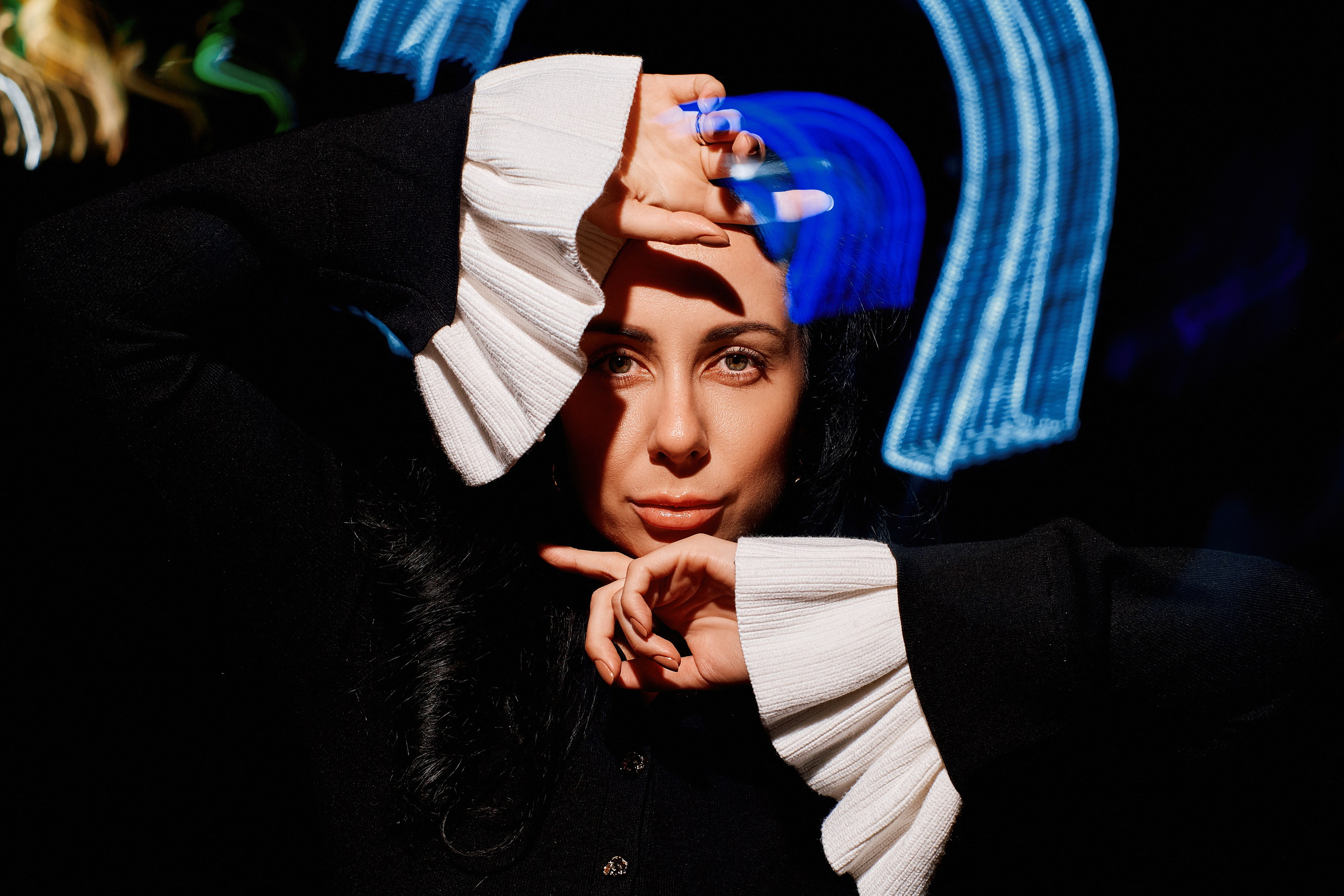 Наташа. Фотосессия по ночному городу. Фотограф Таганрог Анна Трайжон