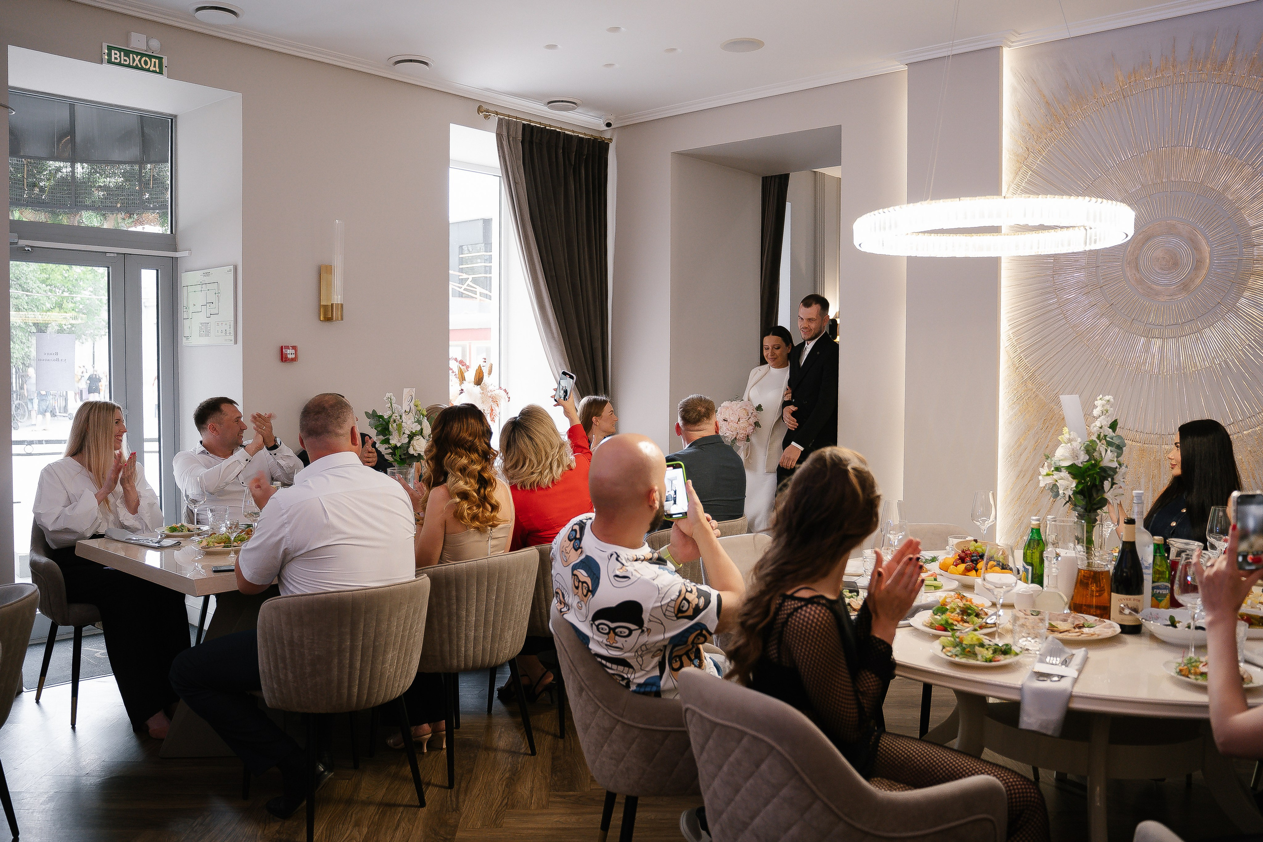 Свадебный банкет. Свадебные фотограф и видеограф в Саратове