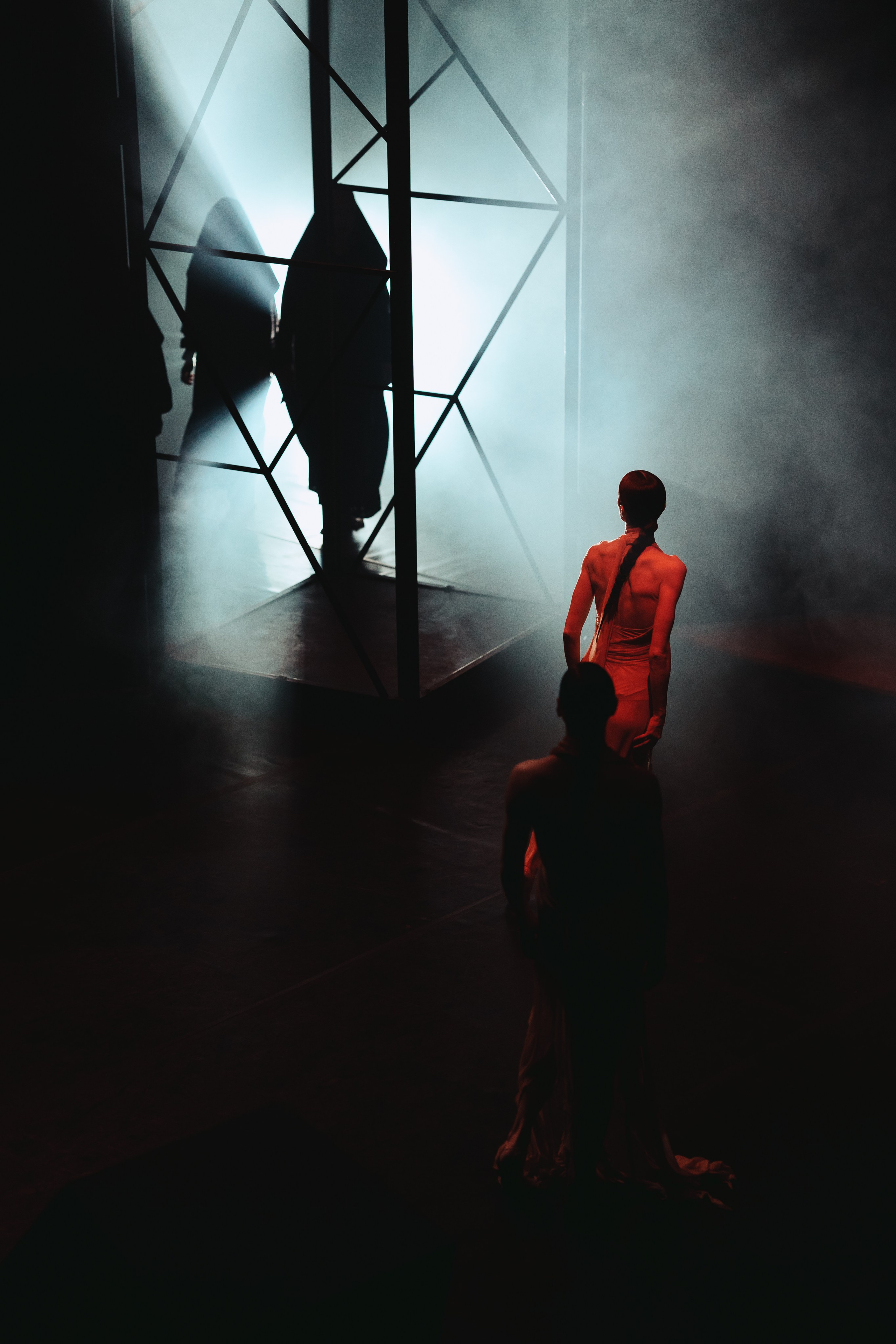 Прима балерины Мариинского театра Диана Викторовна Вишнёва и Дарья Владимировна Павленко в спектакле Дуо хореографа Павла Глухова проект фестиваля Context