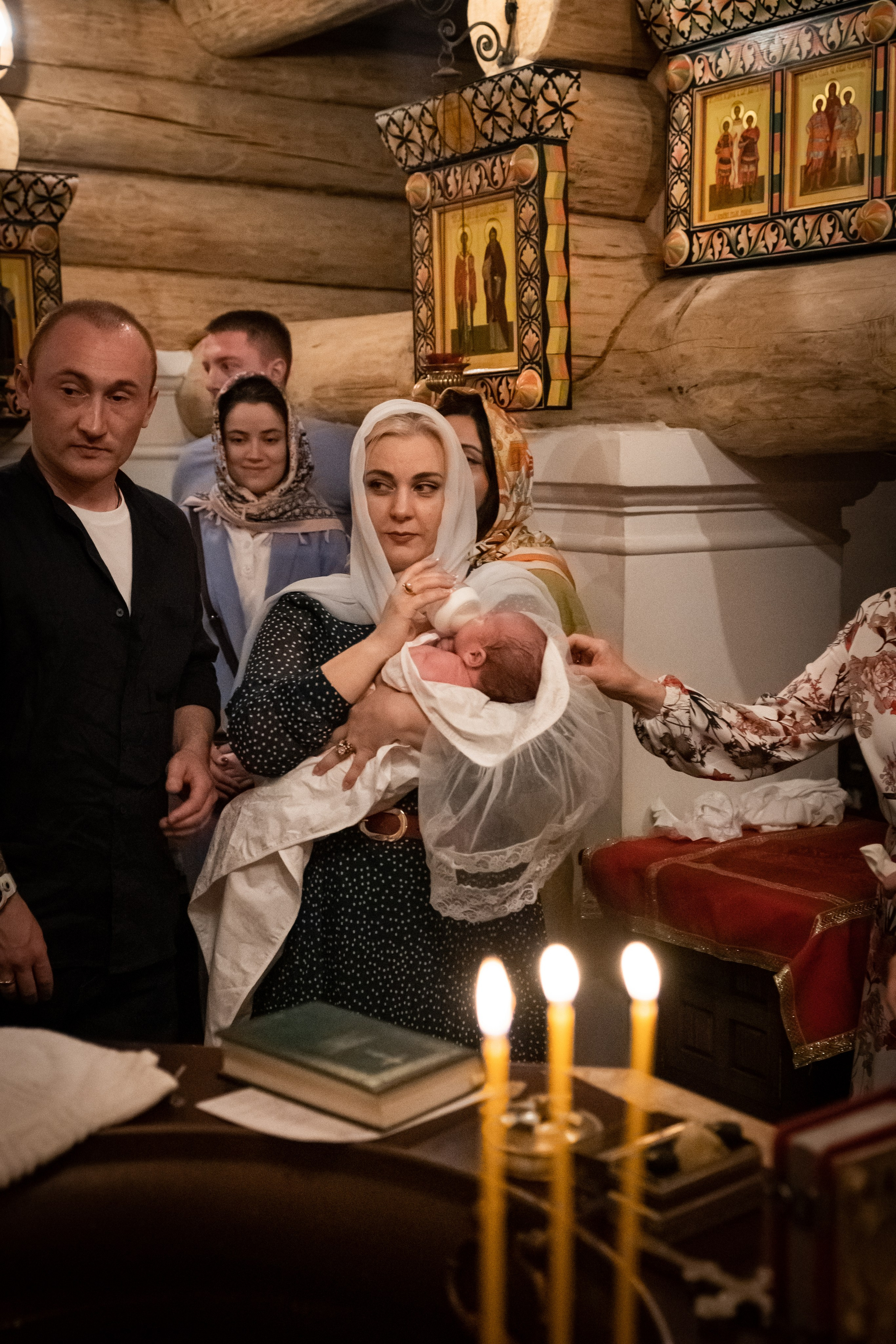 Крещение. Семейный и детский фотограф в Москве Евгения Миронова