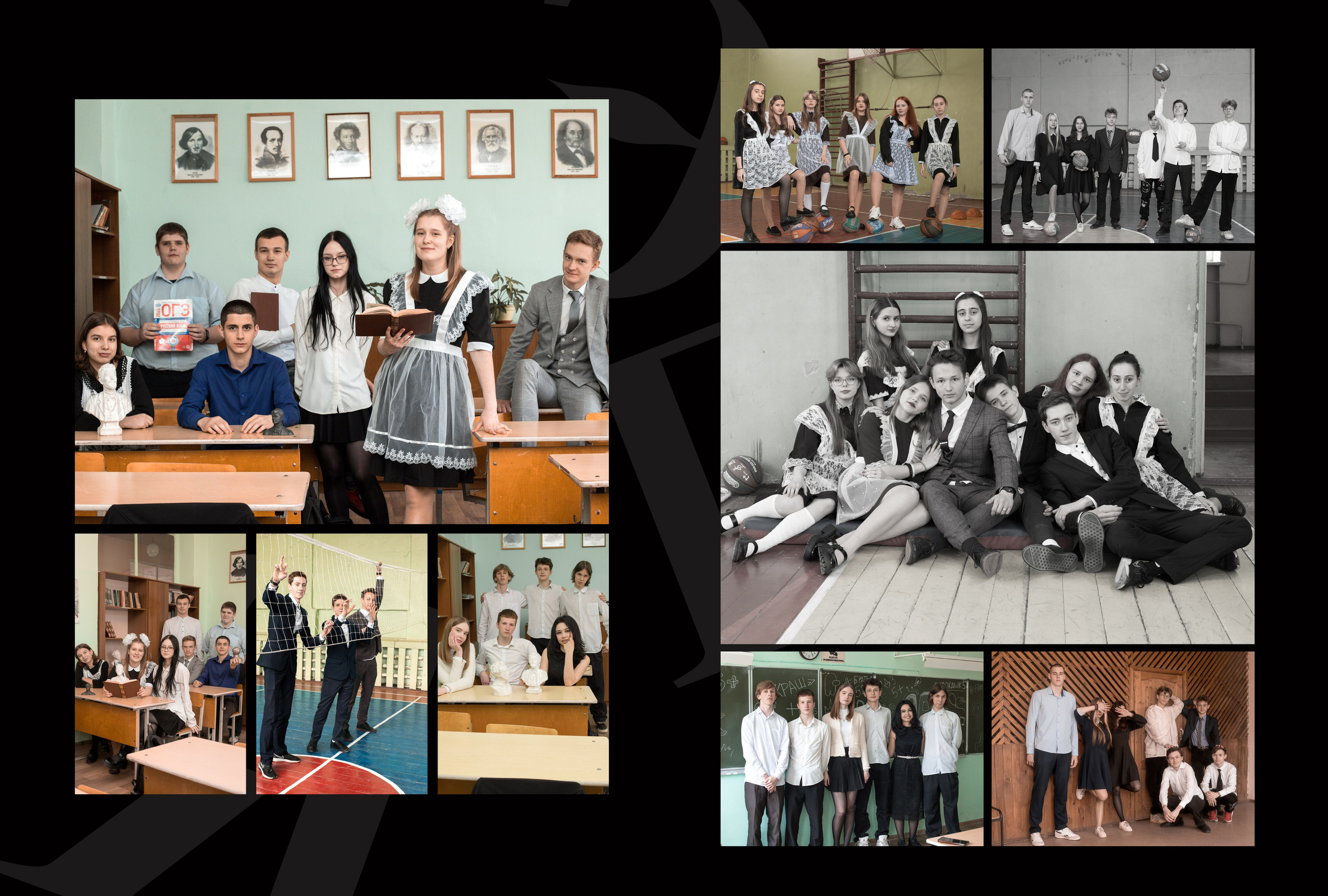 Альбом 5 разворотов 9 класс. Выпускные альбомы, индивидуальные фотосессии в Костроме