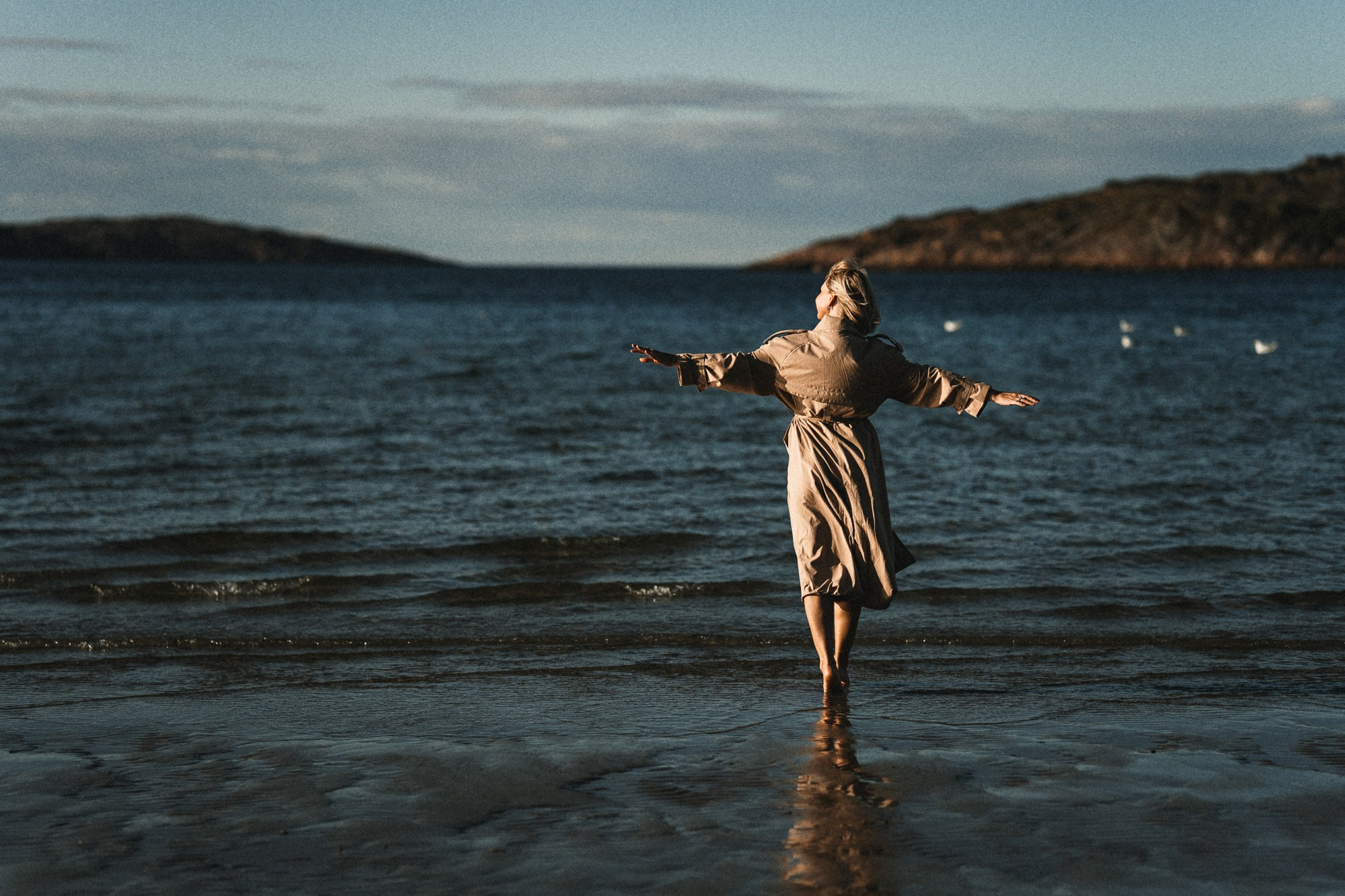 Женский портрет на закате. Фотограф в Мурманске Екатерина Рудак