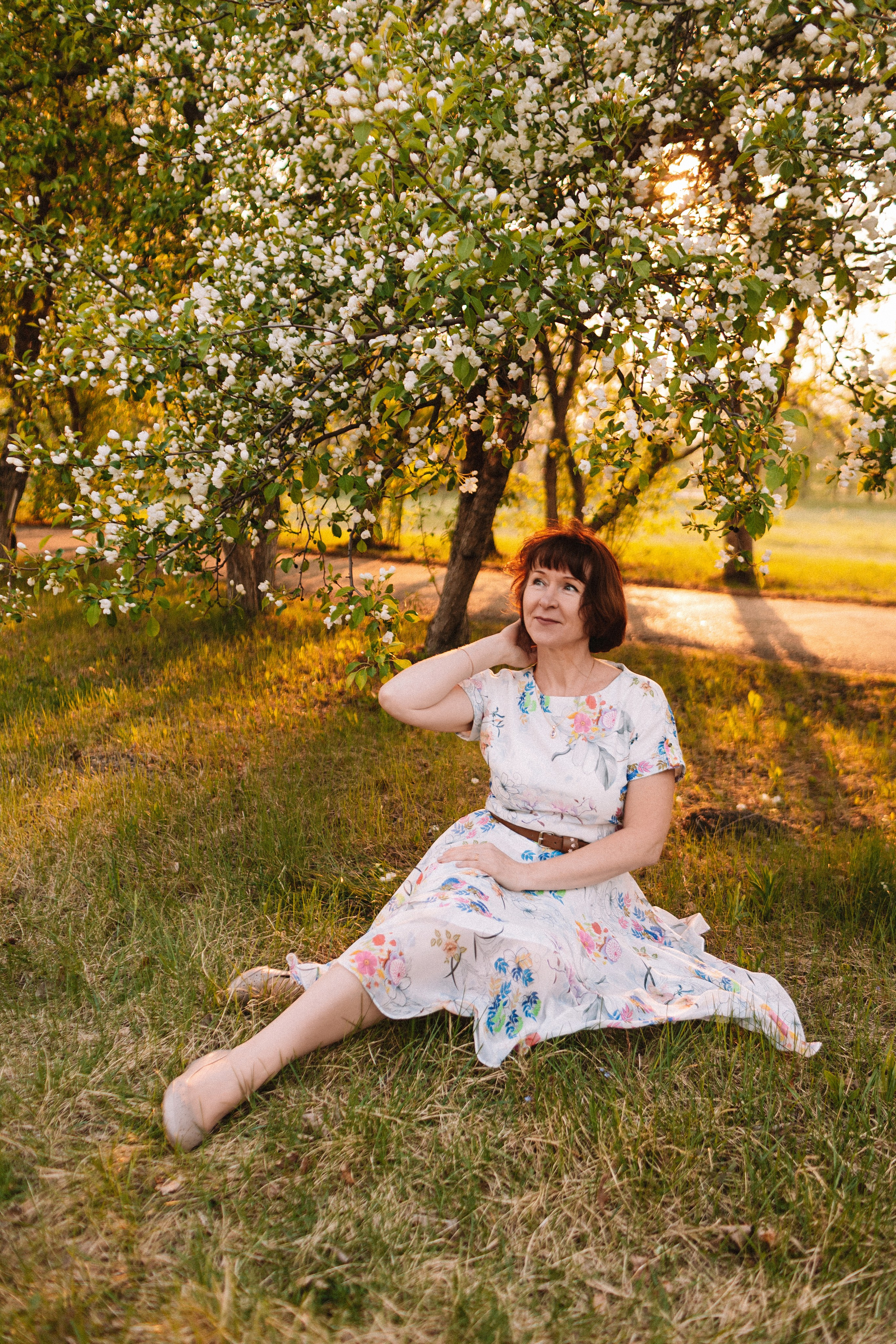 Яблони. Семейный фотограф Тюмень, фотограф на роды Салмина Мария