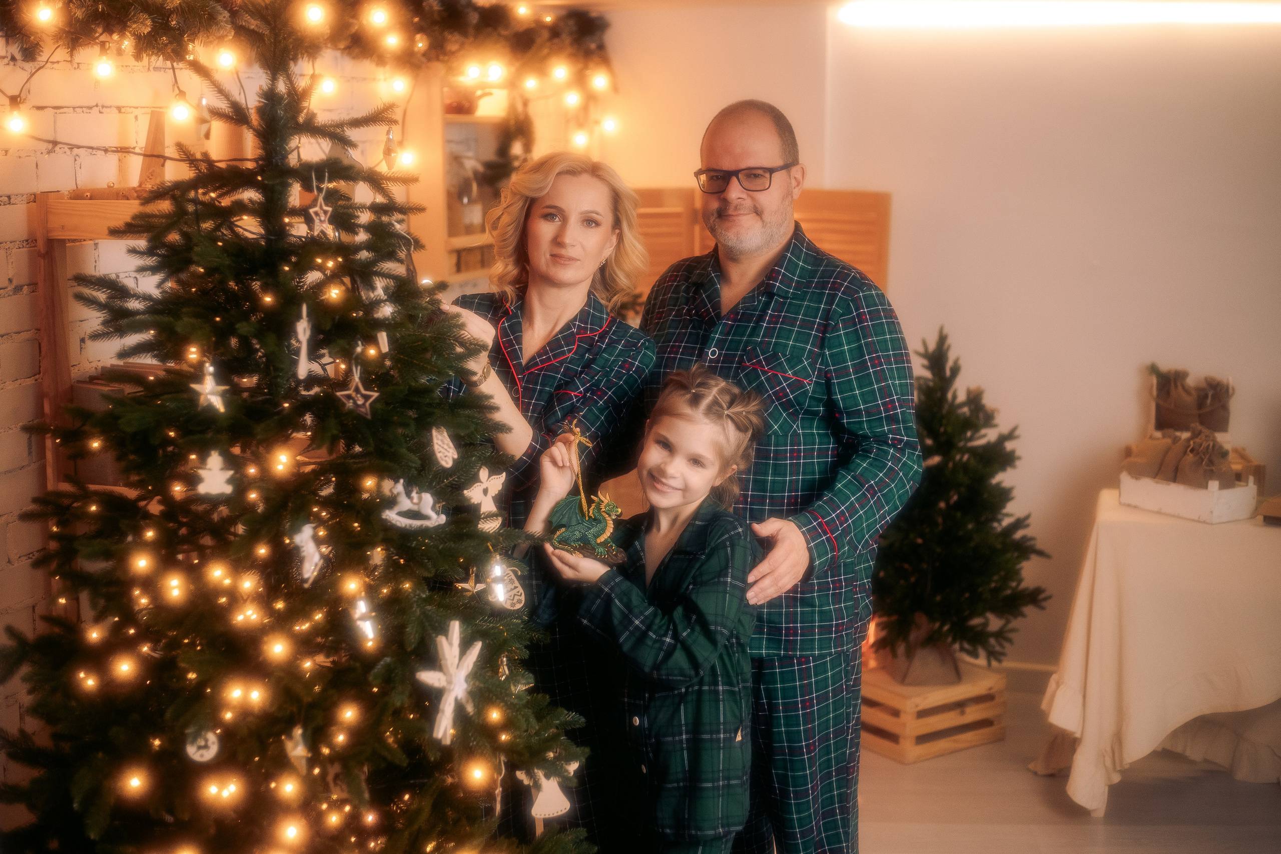 Новогодняя семейная фотосессия в студии OLFI. Фотограф в Санкт-Петербурге, Анна Скворцова