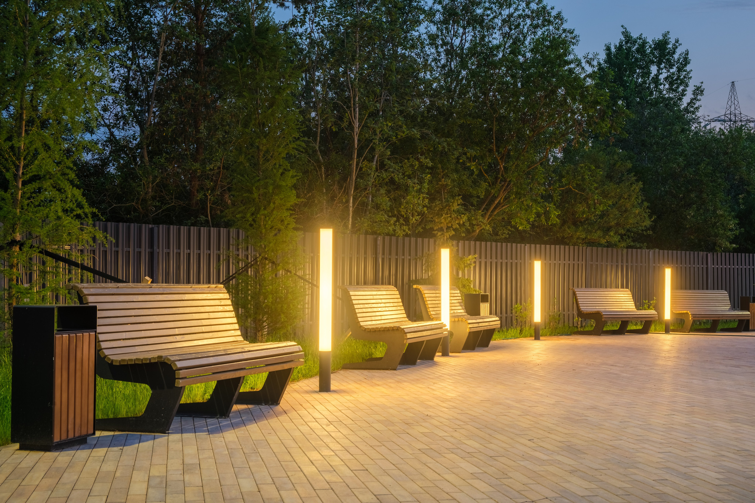 Архитектурная фотосъёмка коттеджного посёлка