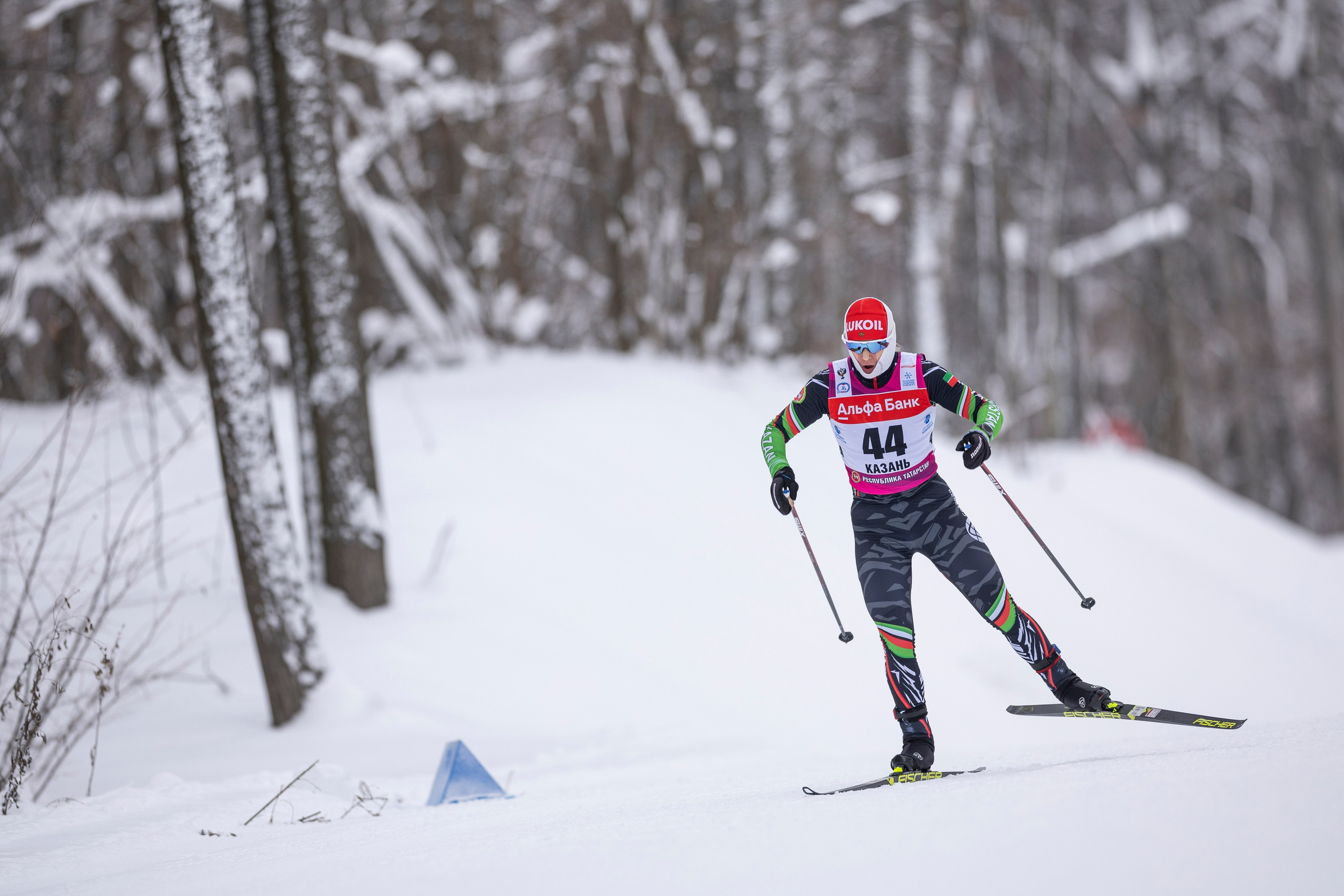 Кубок Росси по лыжным гонкам 2024. Женщины 10 км. Спортивный репортажный фотограф Казань Нафис Сиразетдинов