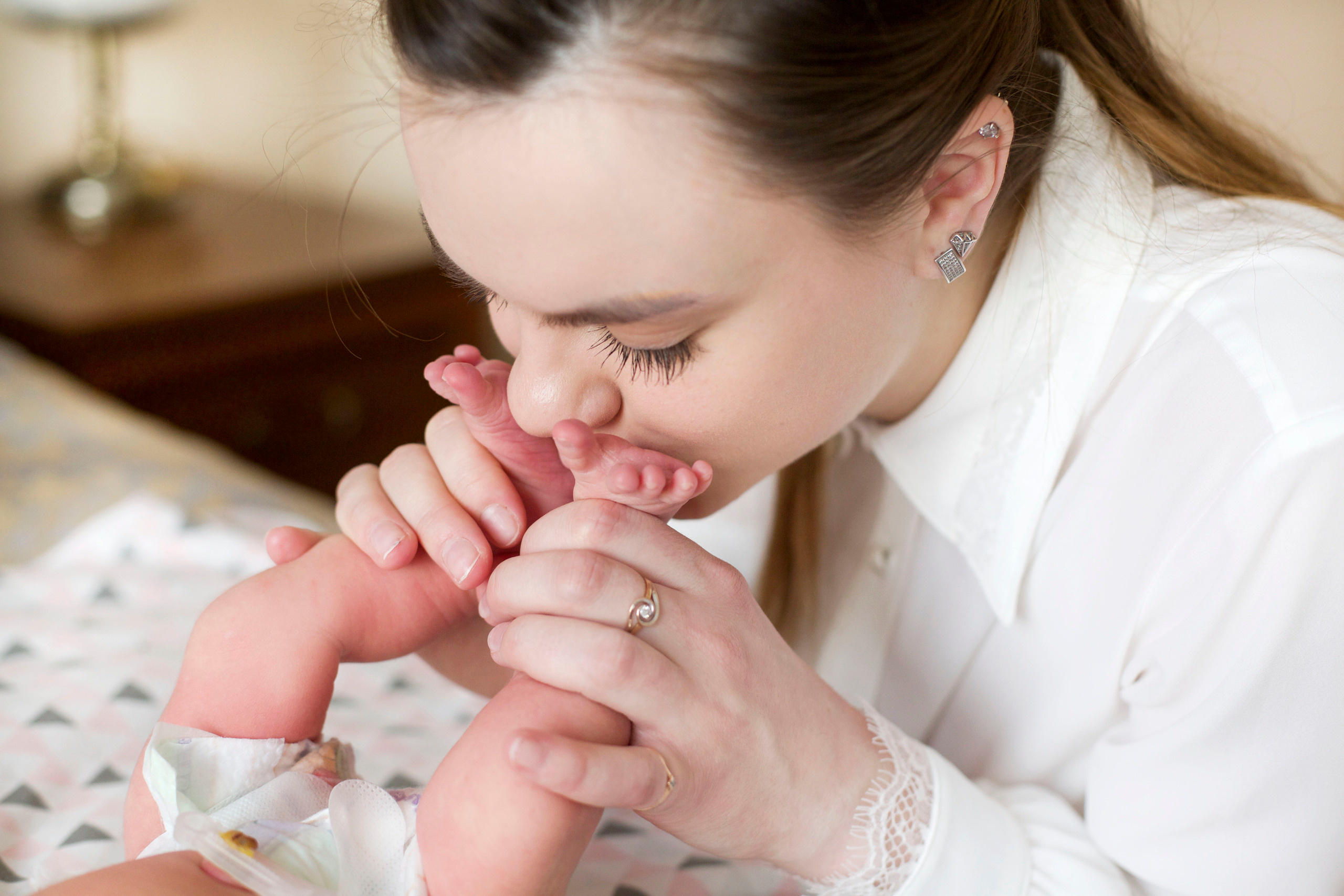 Выписка из роддома. Семейный и детский фотограф в Москве Олеся Сухова