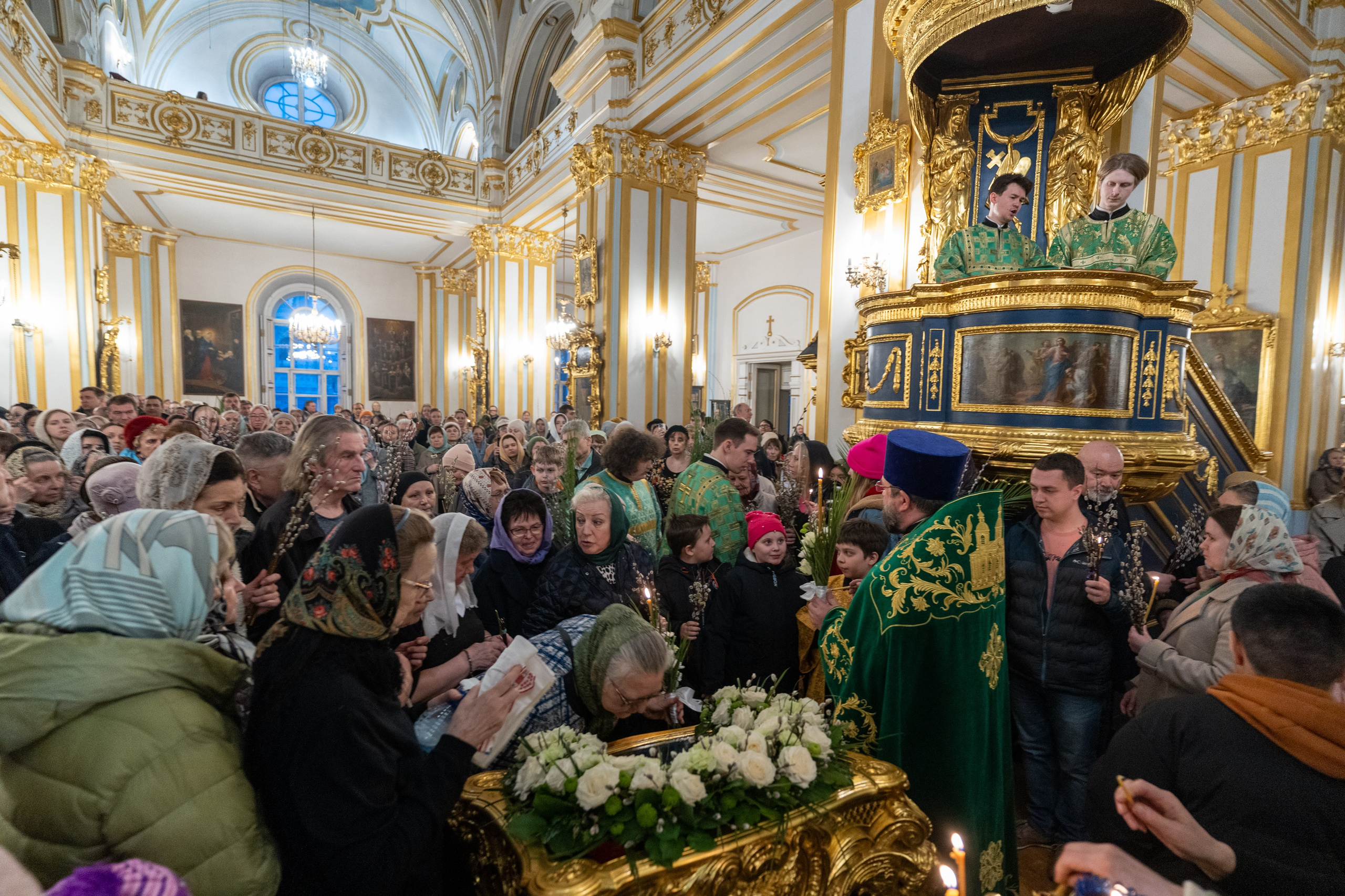 Суббота 6-й седмицы, ваий. Лазарева суббота. Воскрешение прав. Лазаря. НИКОЛО-БОГОЯВЛЕНСКИЙ МОРСКОЙ СОБОР