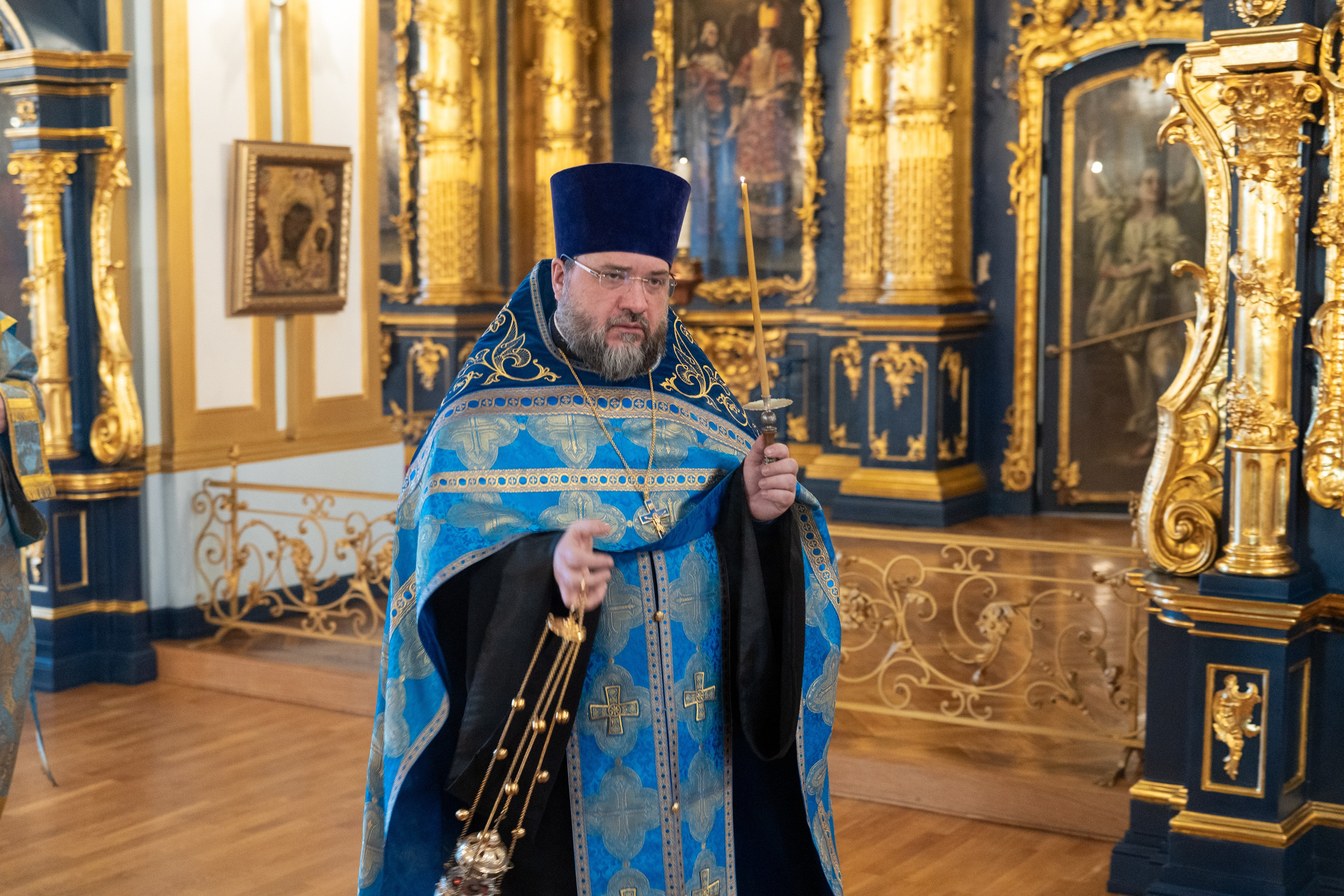 Утреня с акафистом Пресвятой Богородице. НИКОЛО-БОГОЯВЛЕНСКИЙ МОРСКОЙ СОБОР
