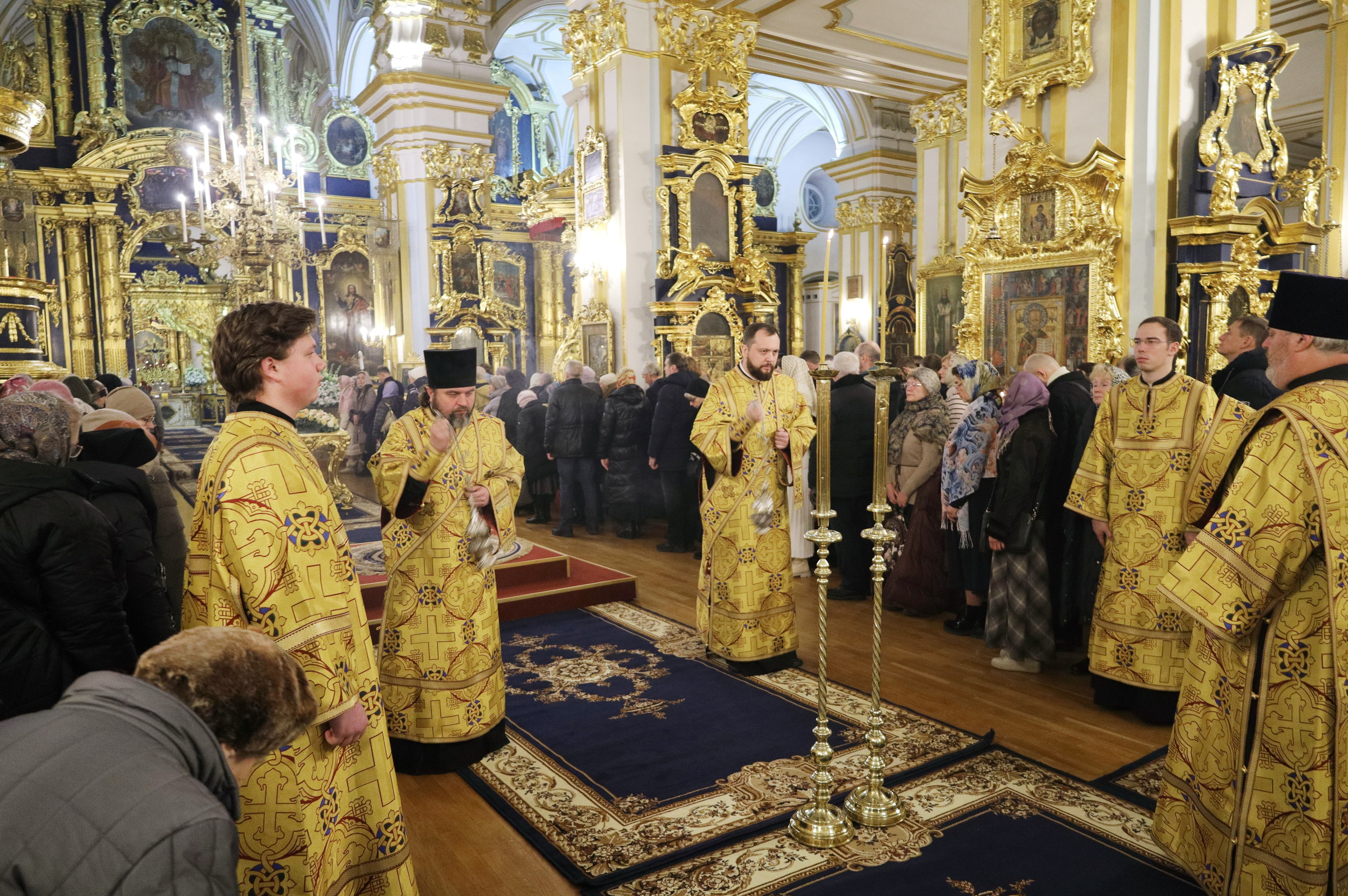 СЛУЖЕНИЕ В КАНУН ДНЯ ПАМЯТИ СВЯТИТЕЛЯ НИКОЛАЯ ЧУДОТВОРЦА. НИКОЛО-БОГОЯВЛЕНСКИЙ МОРСКОЙ СОБОР