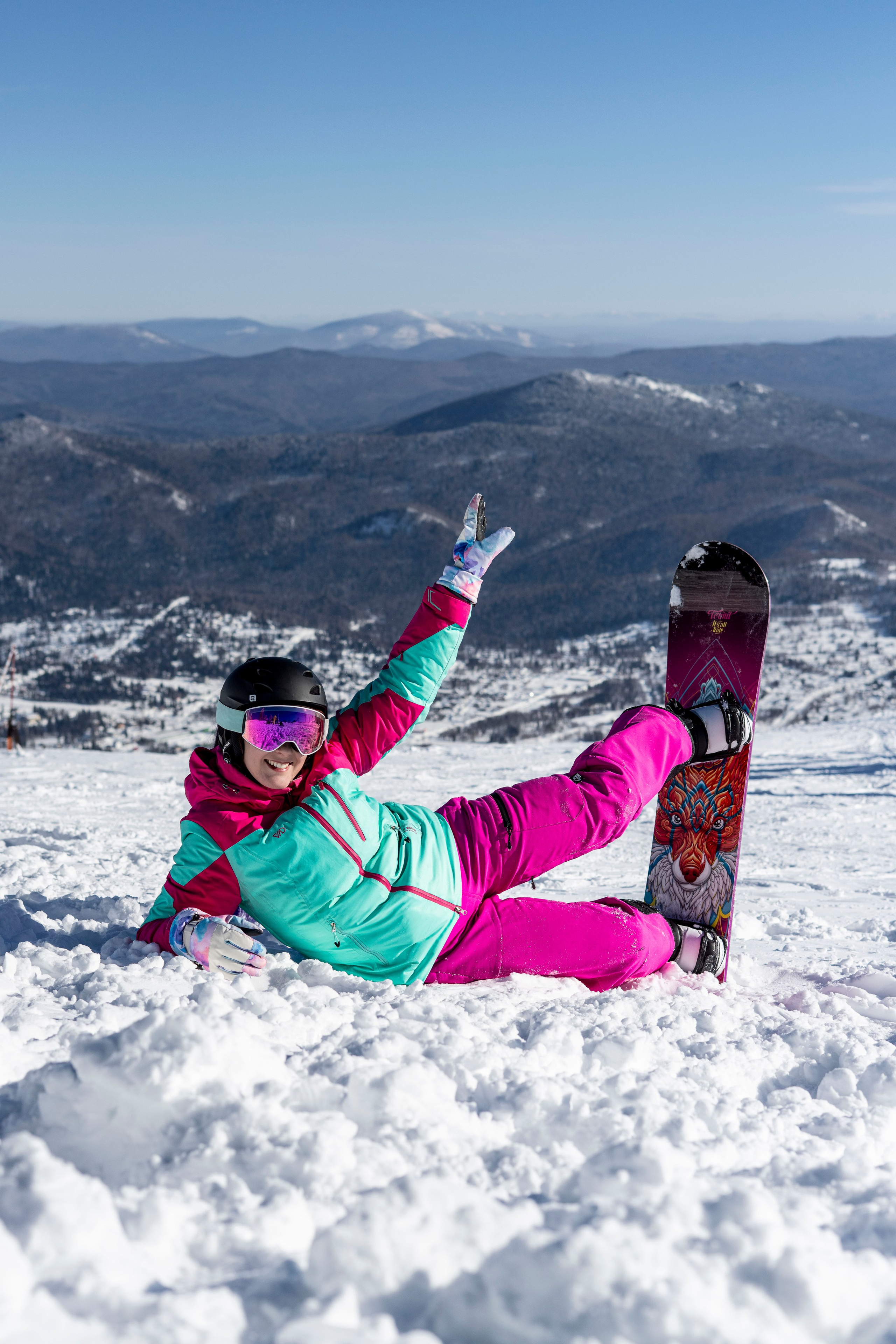 Фотосессия на вершине. Анастасия Паршукова — фотограф Шерегеш Новосибирск