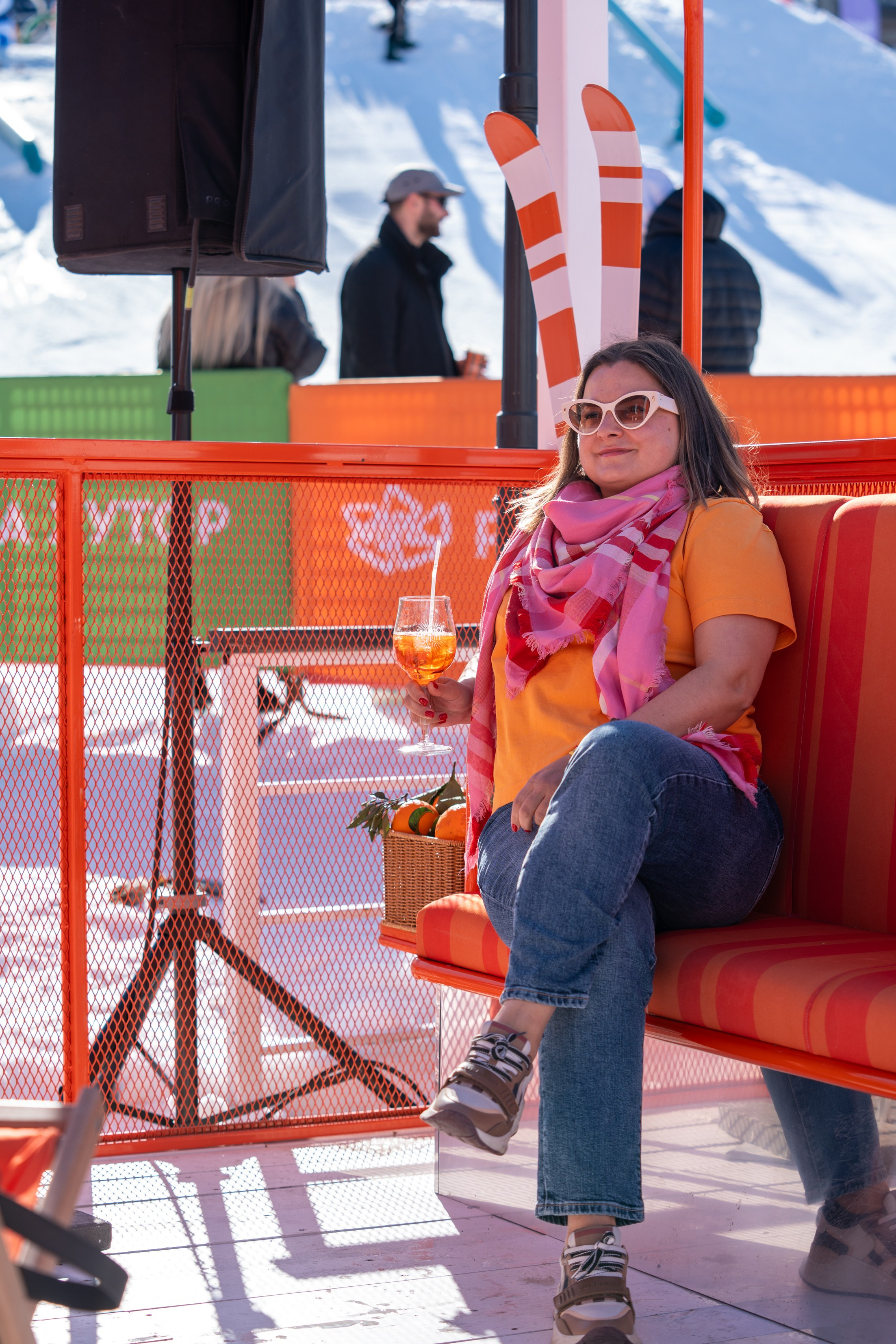 Фотоотчет партнерской интеграции Aperol Spritz на Роза Фест 2025. Репортажный фотограф в Красной Поляне и Сочи Павлюченко Екатерина