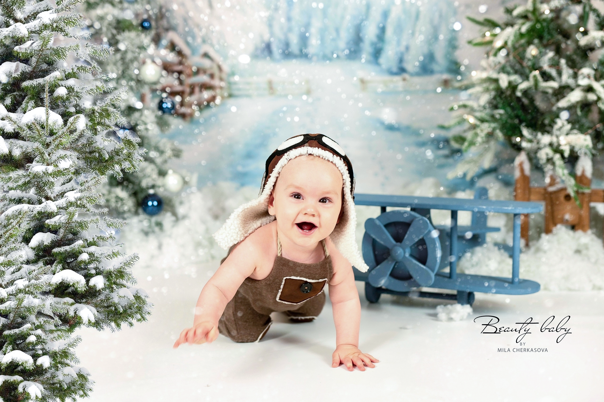 Зимняя Открытка. Семейный и детский фотограф в Красноярске Мила Черкасова