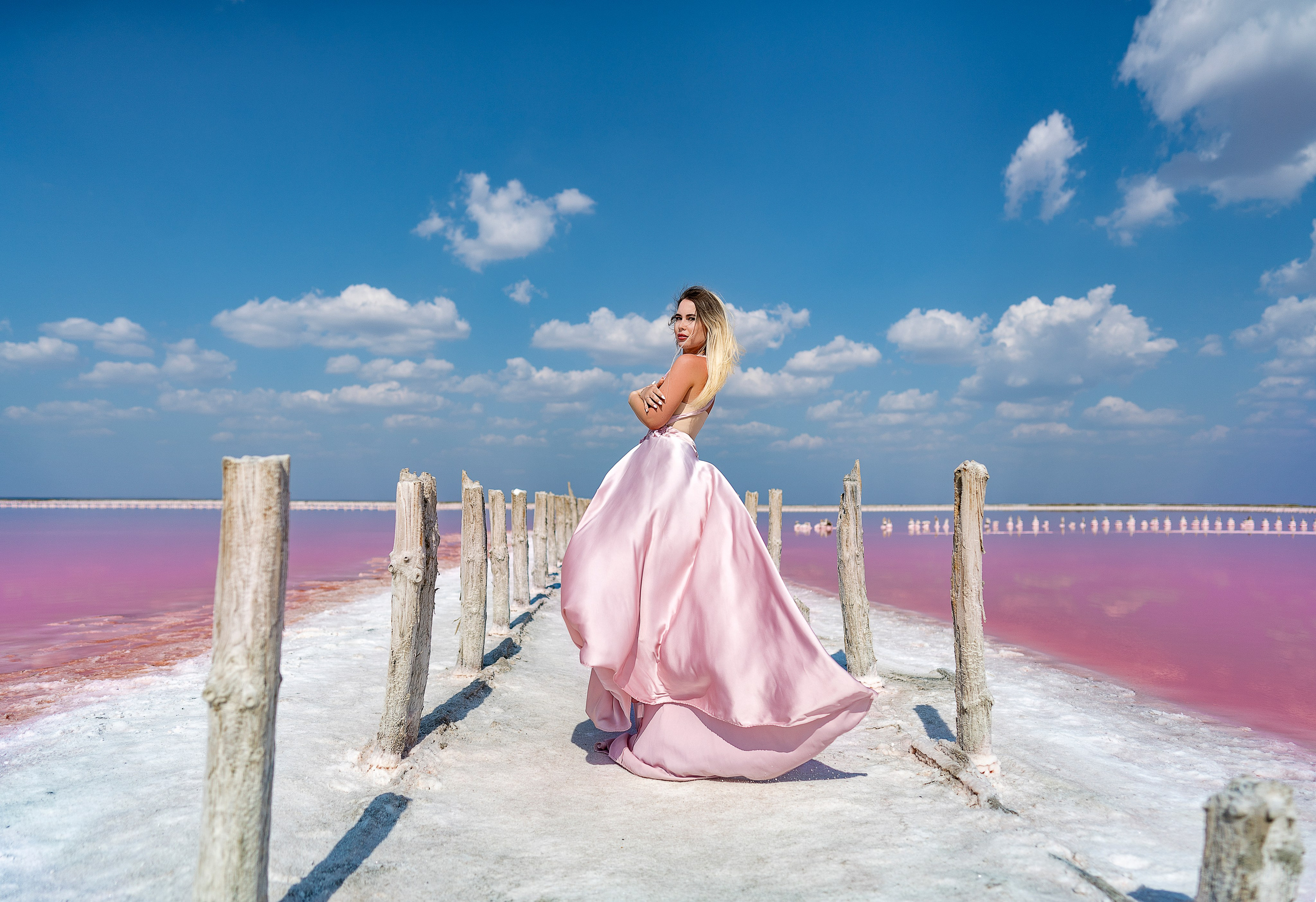 Розовое озеро Сасык-Сиваш (Евпатория). Фотограф в Крыму Лебедева Александра