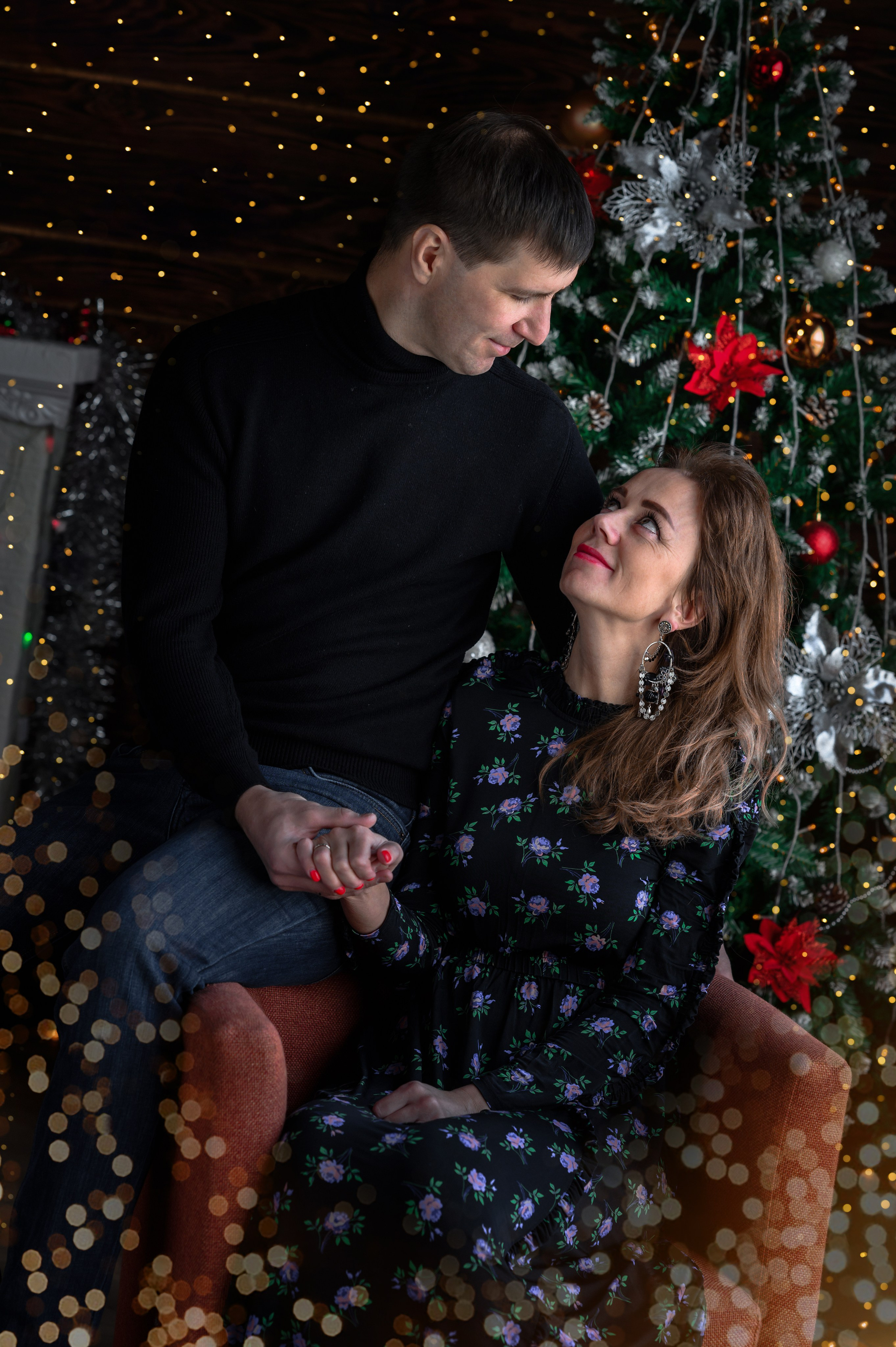 Семейная новогодняя фотосессия. Фотограф Андрей Чичинин