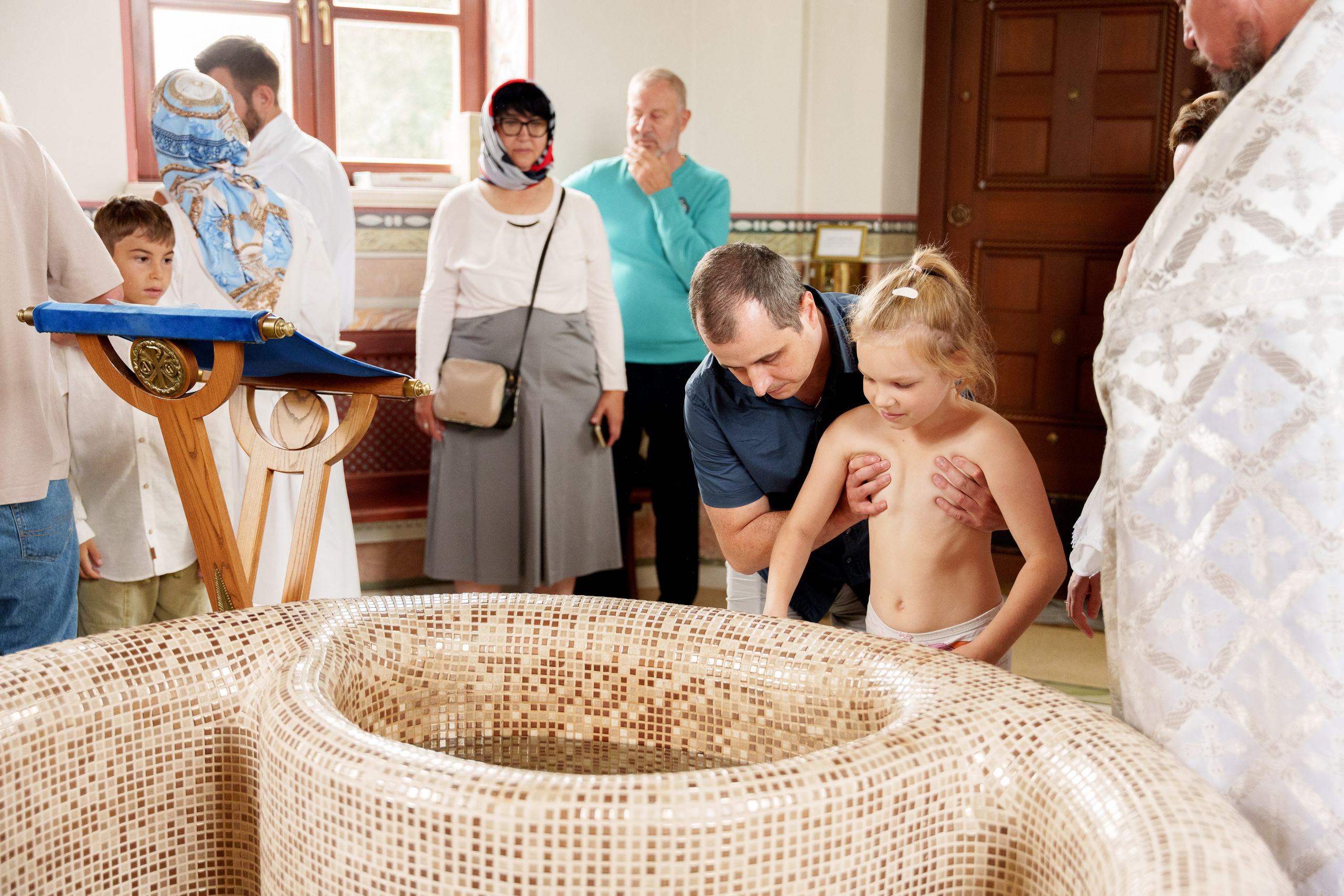 Крещение Полины. Фотограф Юлия Попова